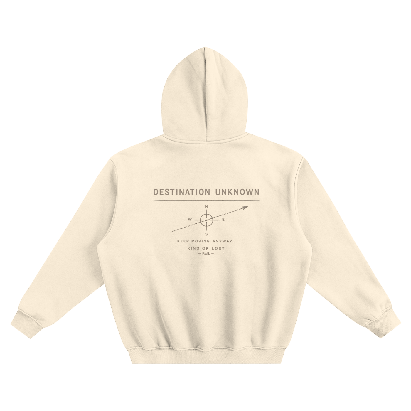 Destination Unknown Fleeced Boxy Hoodie