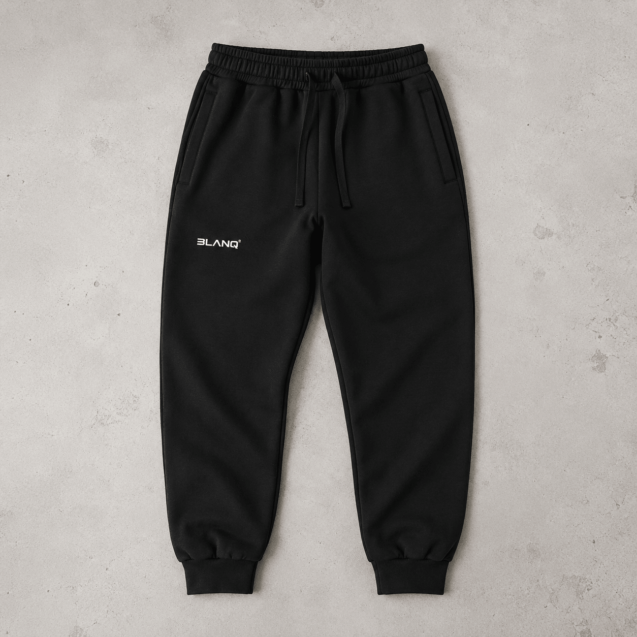 ESSENTIAL DRAWSTRING JOGGED SWEATPANTS - BLANQ²