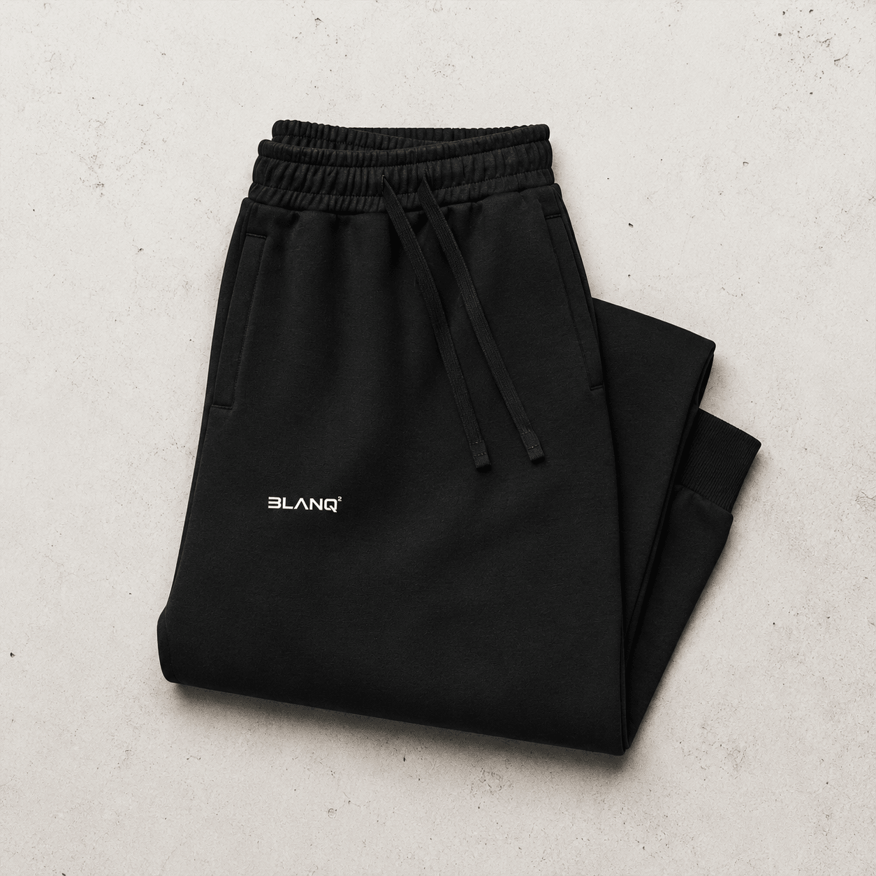 ESSENTIAL DRAWSTRING JOGGED SWEATPANTS - BLANQ²