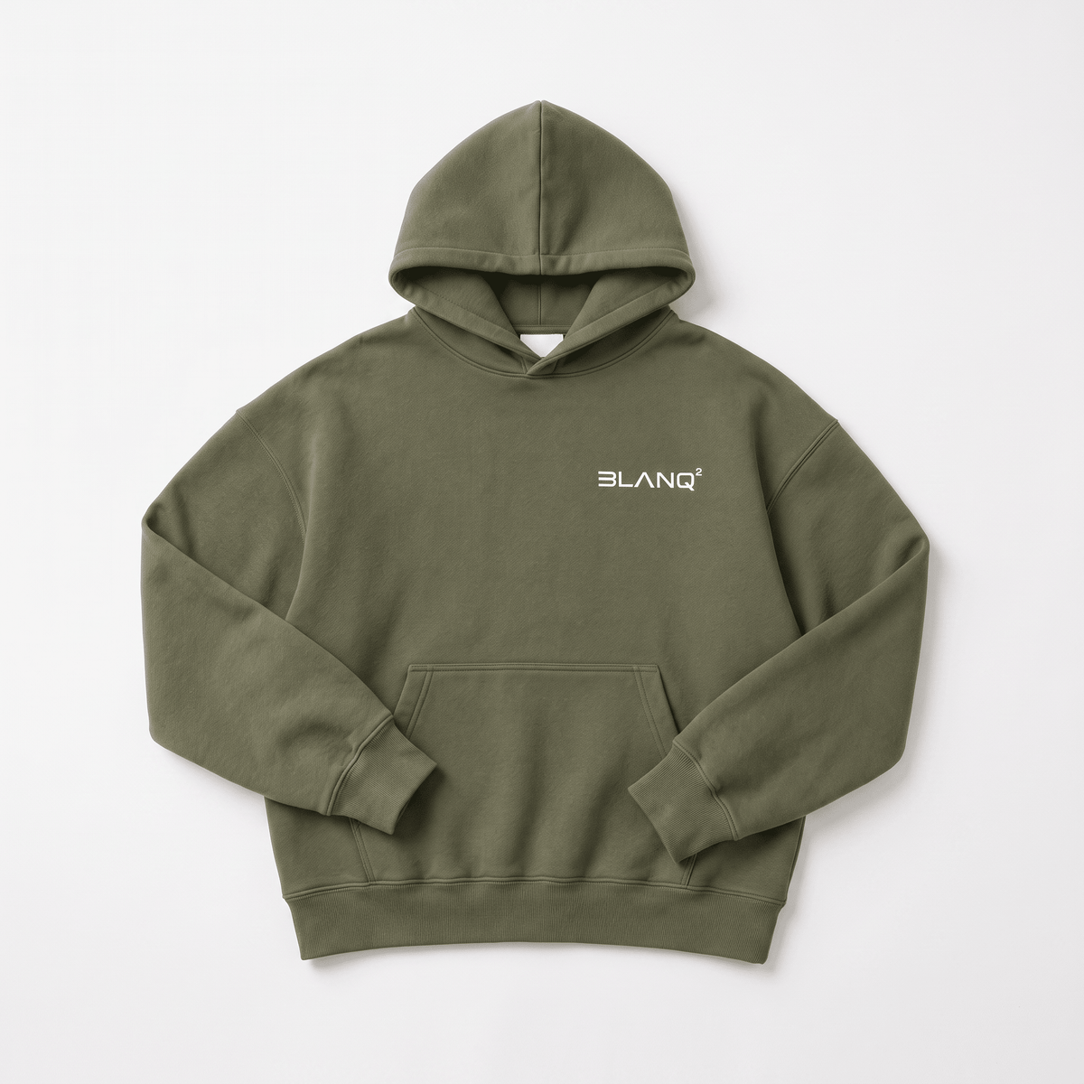 GREEN BASICS OVERSIZED HEAVYWEIGHT HOODIE - BLANQ²