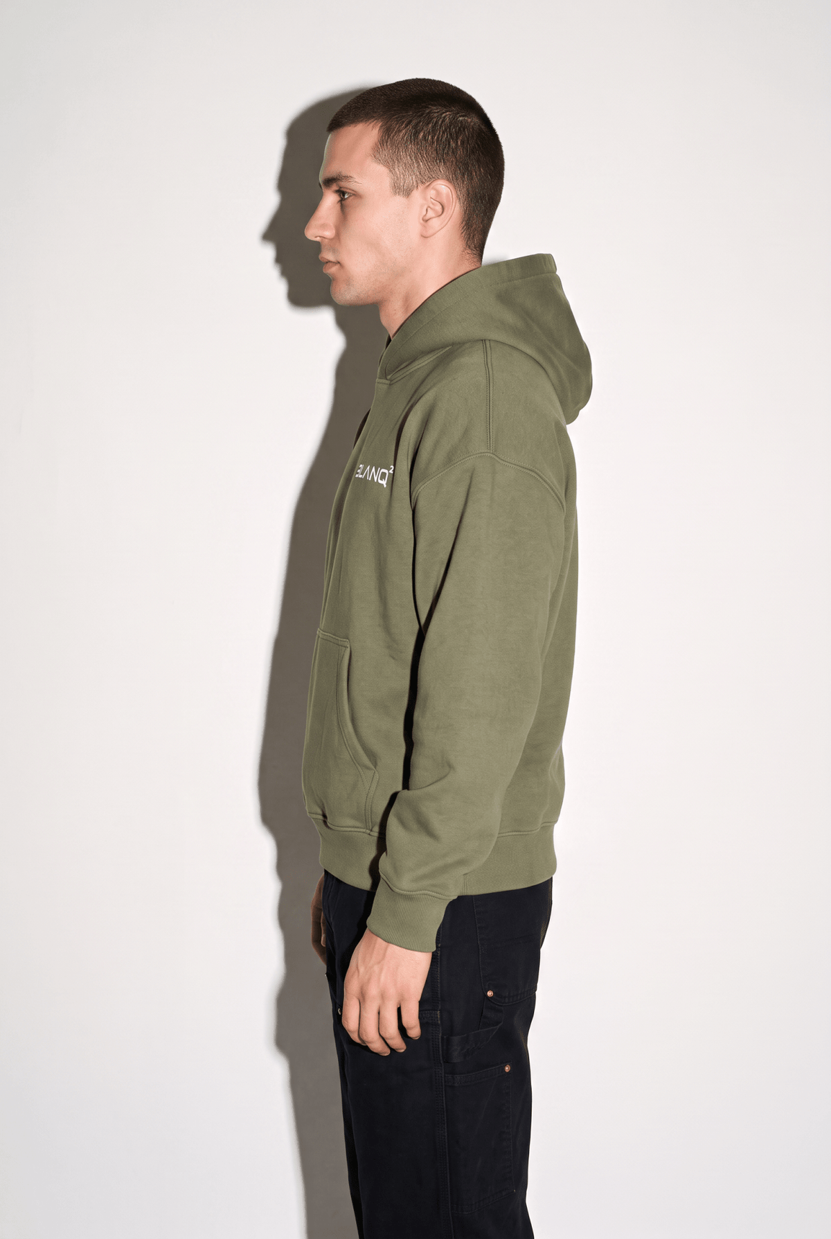 GREEN BASICS OVERSIZED HEAVYWEIGHT HOODIE - BLANQ²