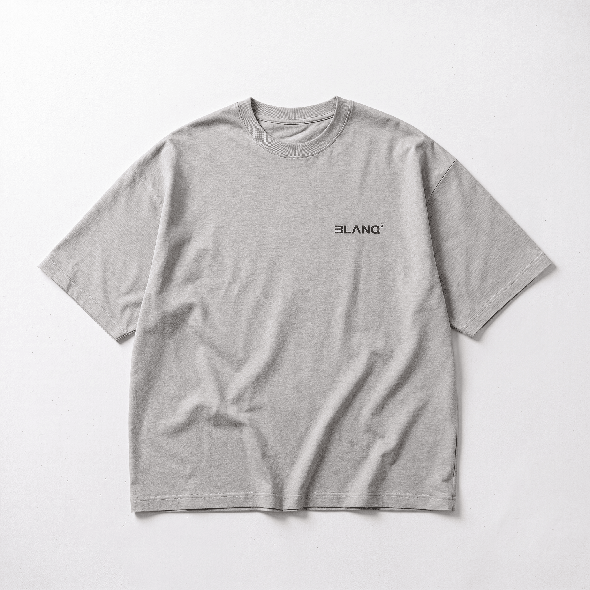 GREY BASICS OVERSIZED HEAVYWEIGHT T-SHIRT - BLANQ²