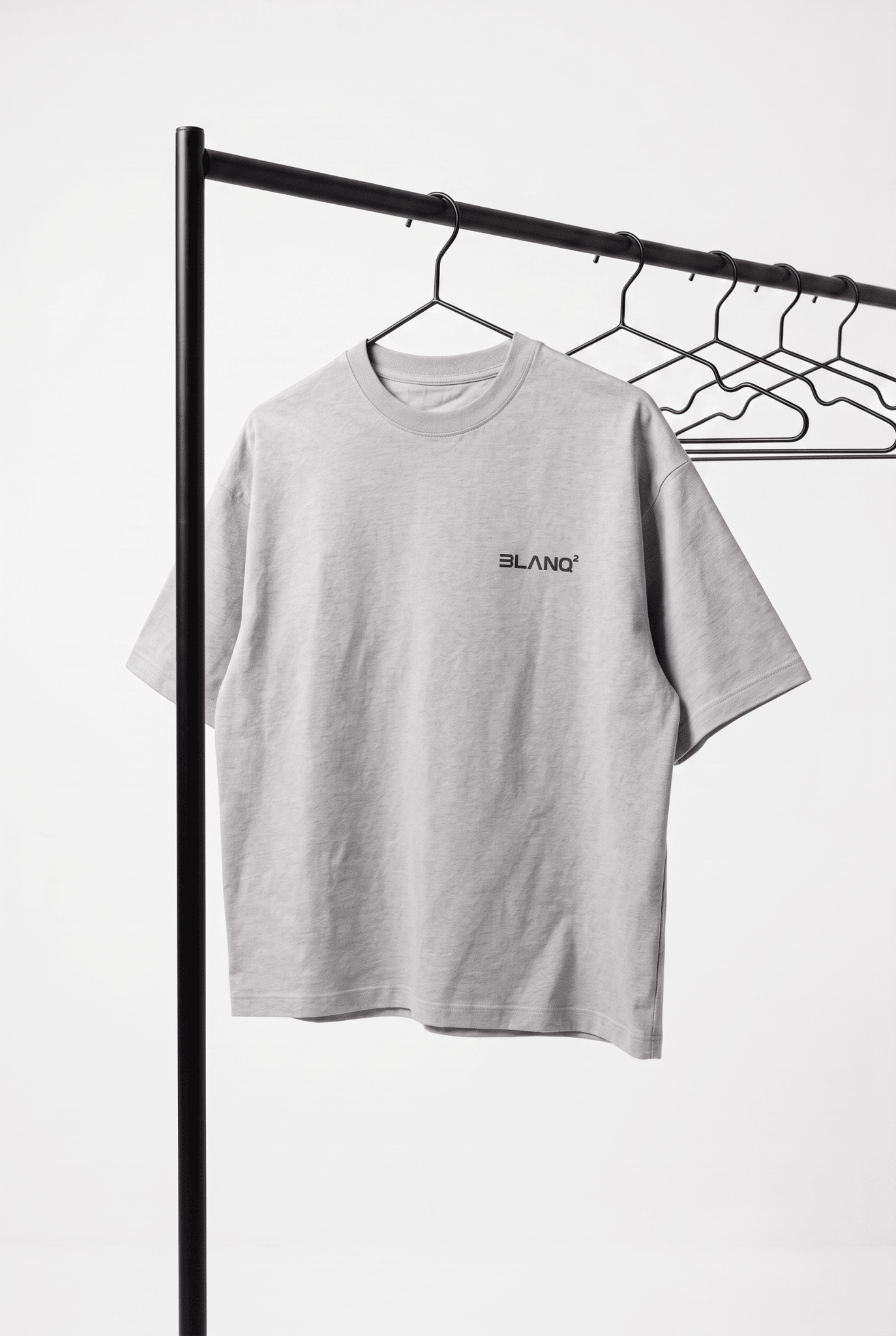 GREY BASICS OVERSIZED HEAVYWEIGHT T-SHIRT - BLANQ²