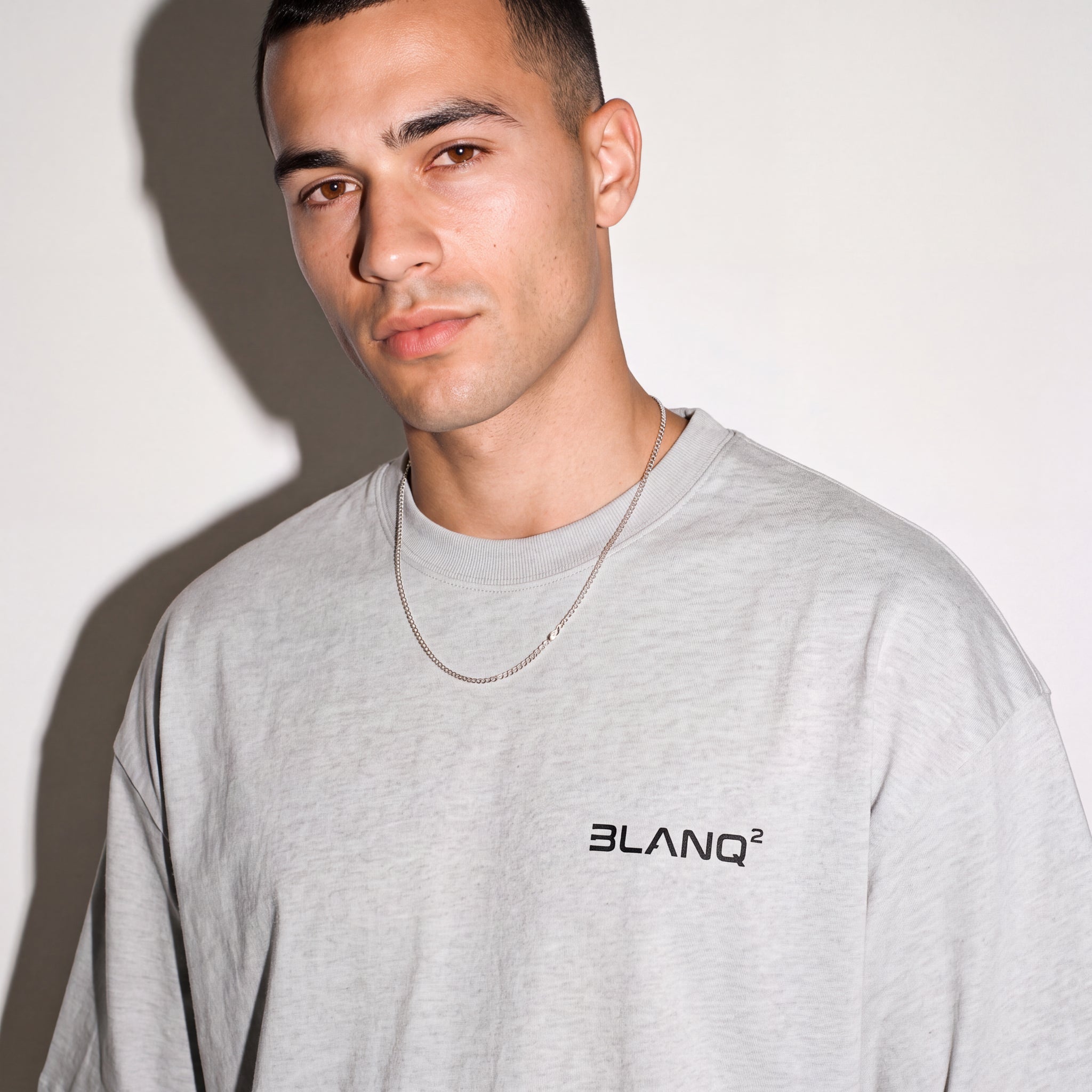 GREY BASICS OVERSIZED HEAVYWEIGHT T-SHIRT - BLANQ²