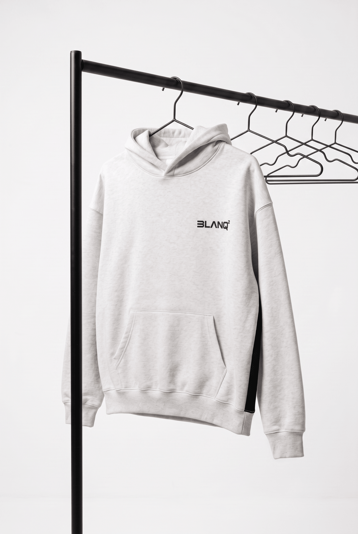HEATHER BASICS OVERSIZED HEAVYWEIGHT HOODIE - BLANQ²
