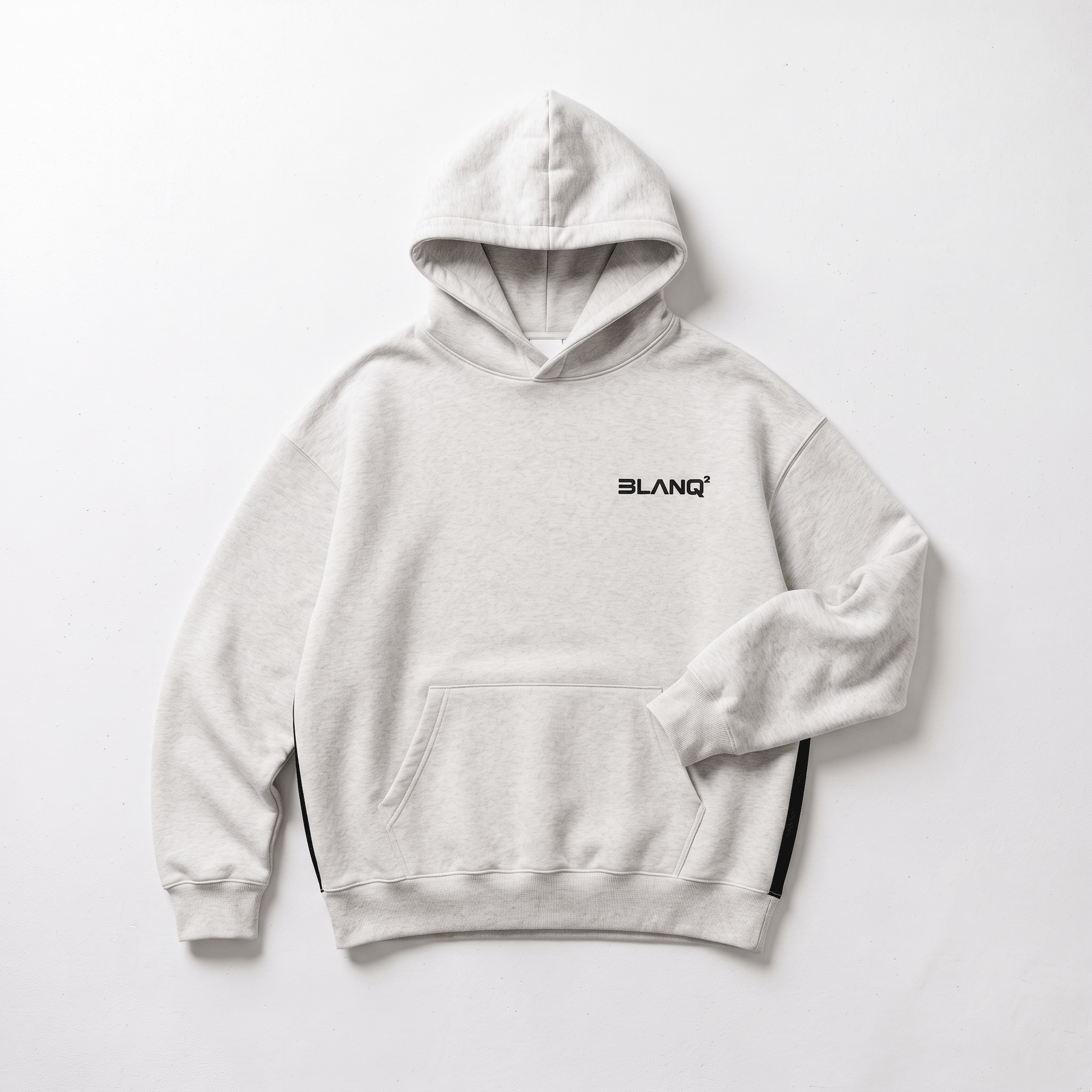 HEATHER BASICS OVERSIZED HEAVYWEIGHT HOODIE - BLANQ²
