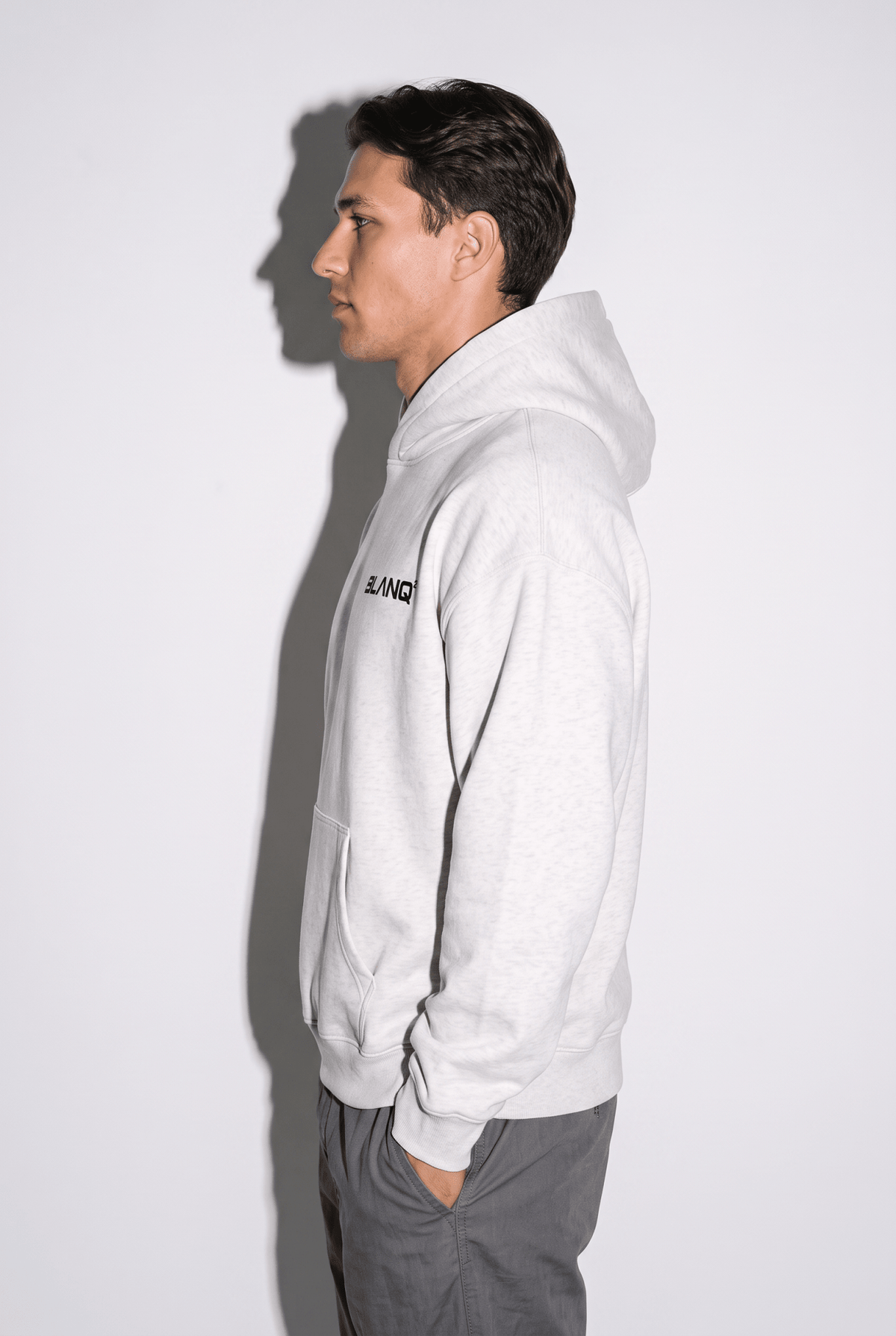 HEATHER BASICS OVERSIZED HEAVYWEIGHT HOODIE - BLANQ²