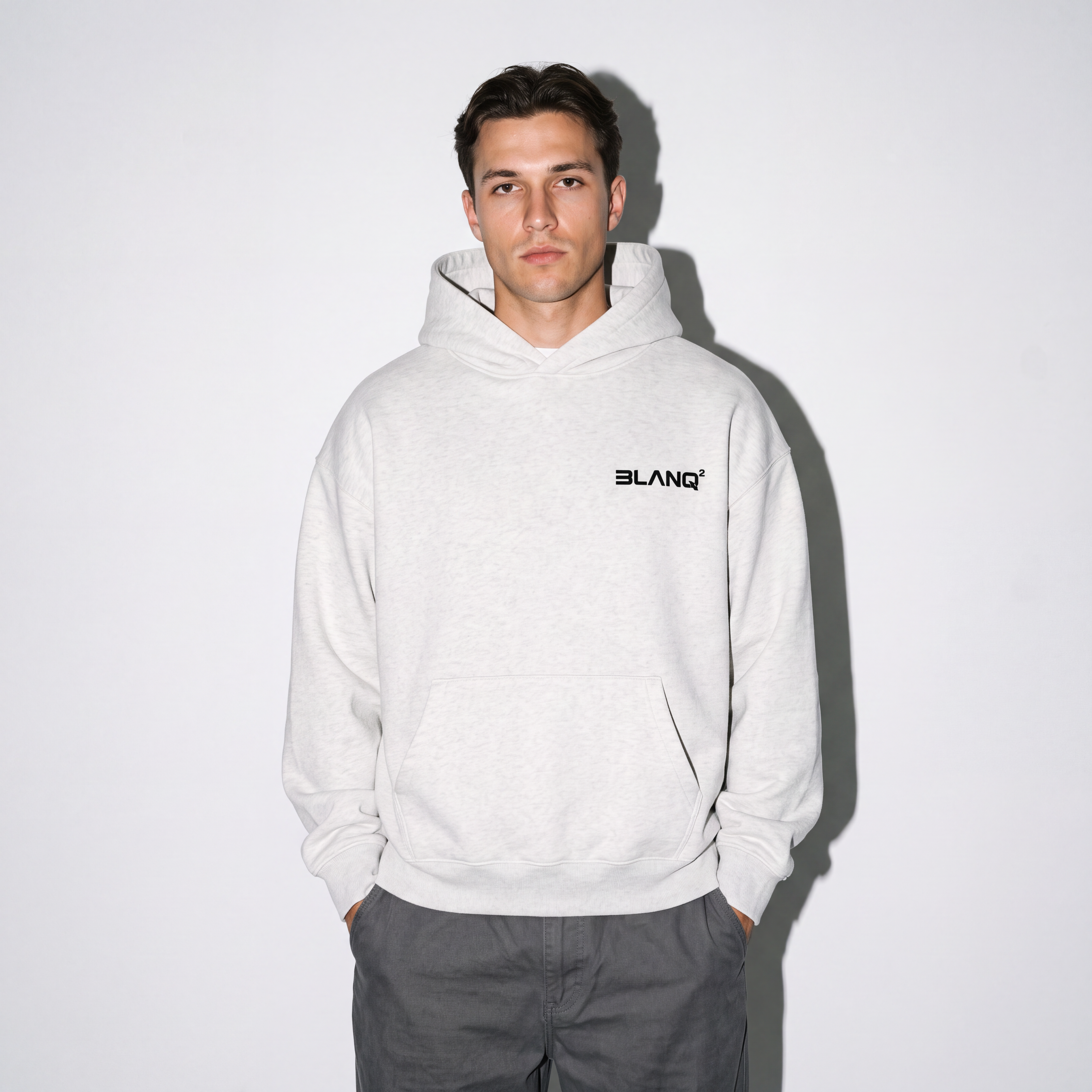 HEATHER BASICS OVERSIZED HEAVYWEIGHT HOODIE