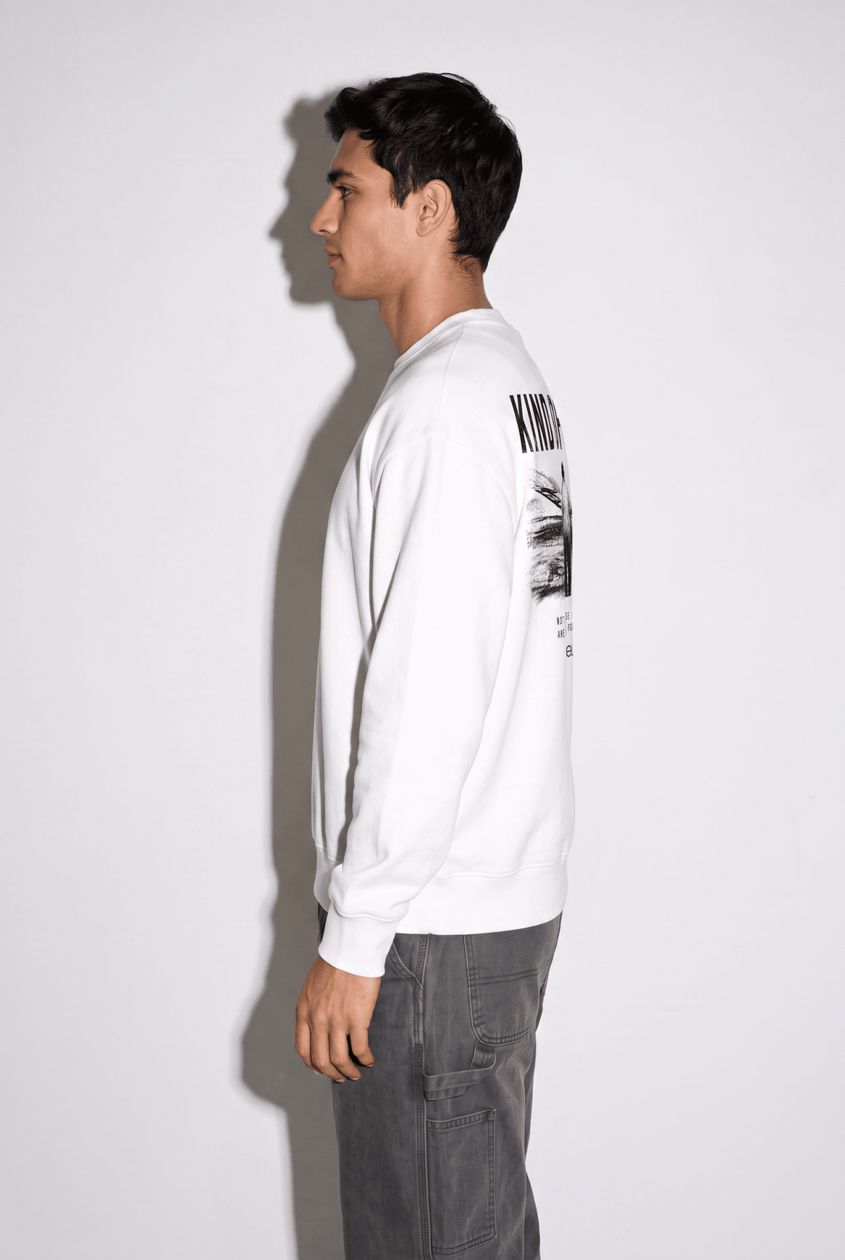 KIND OF LOST HEAVYWEIGHT CREWNECK SWEATSHIRT - BLANQ²