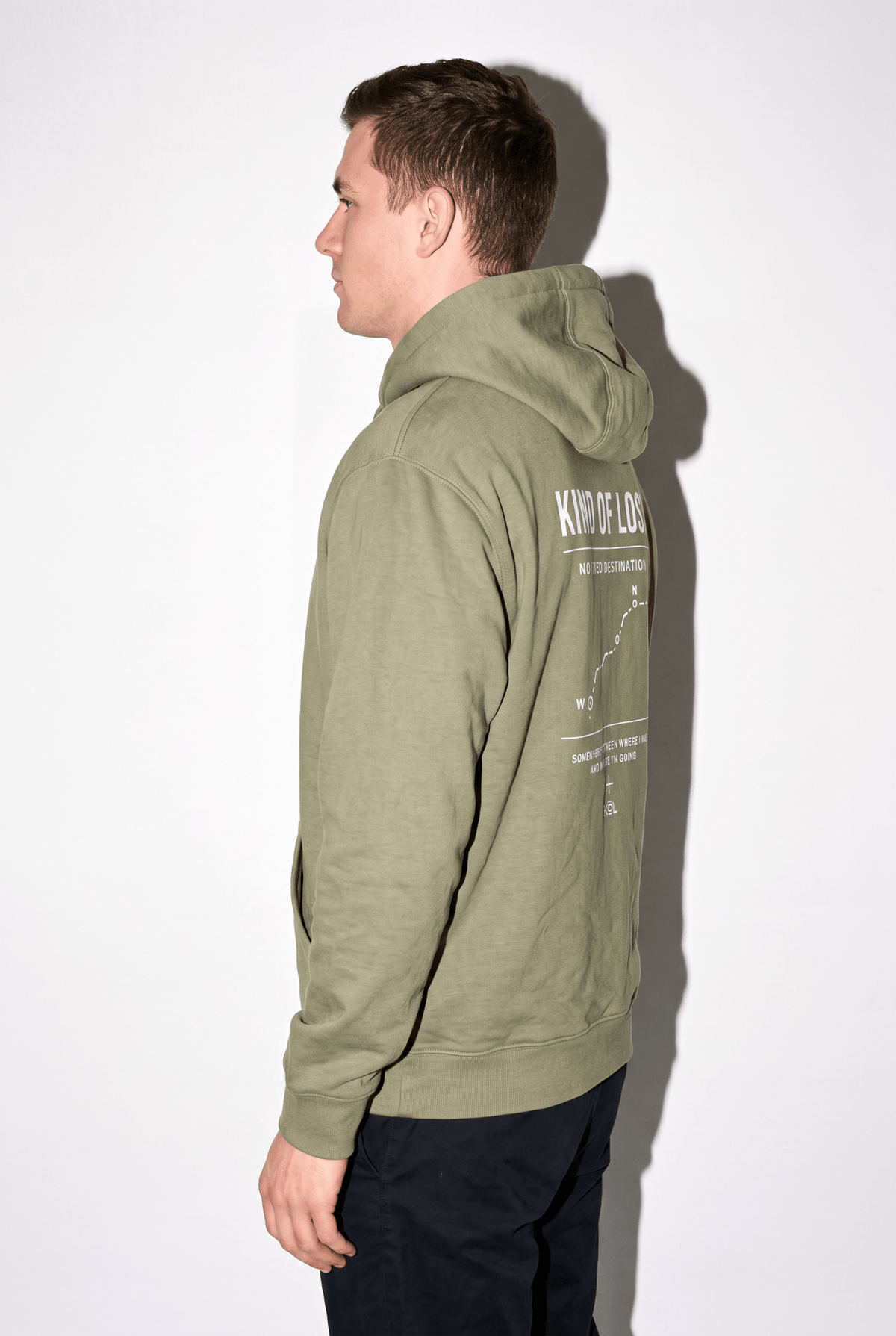 Kind Of Lost Oversized Fleeced Hoodie - BLANQ²