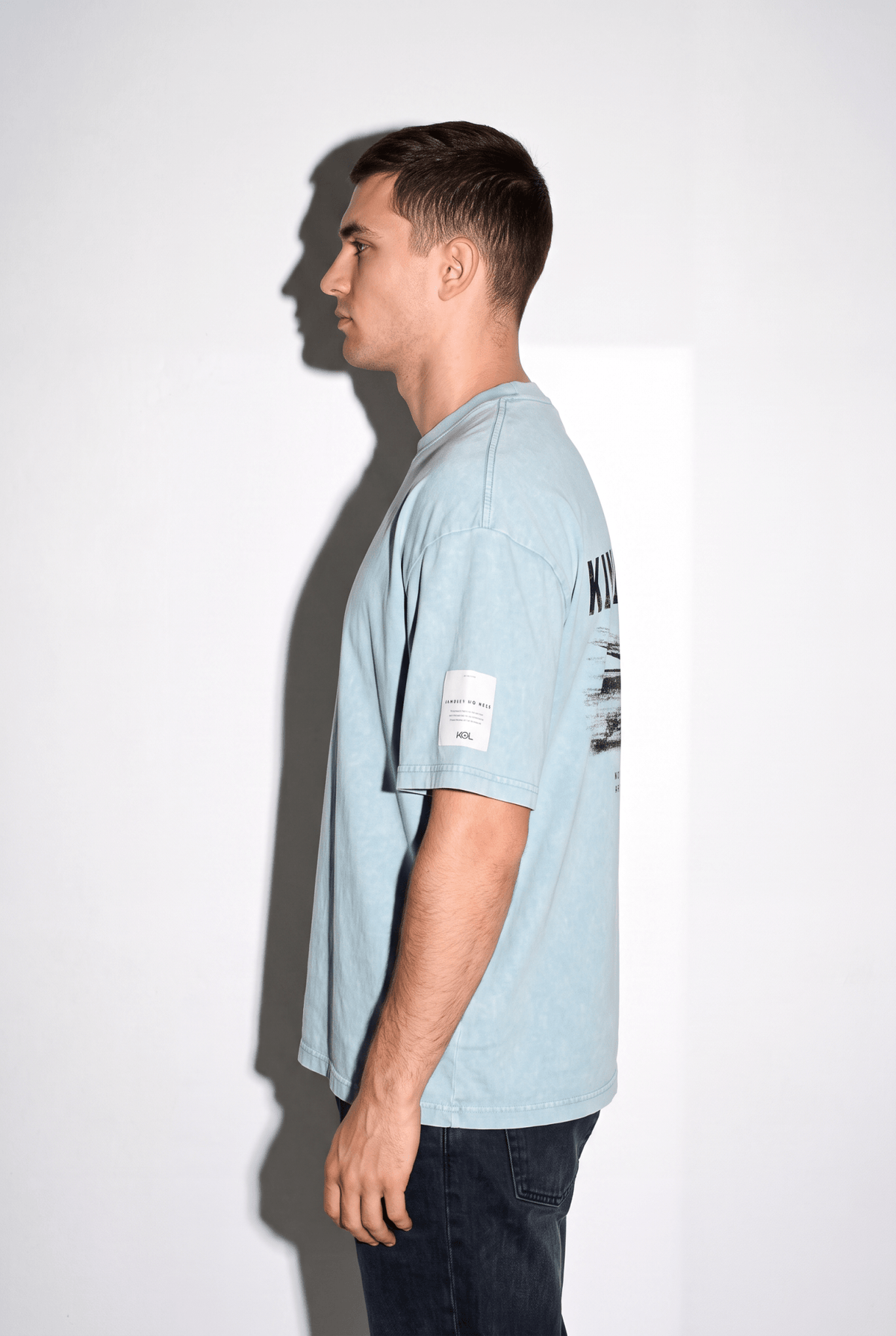 KIND OF LOST SNOW WASH OVERSIZED T-SHIRT - BLANQ²