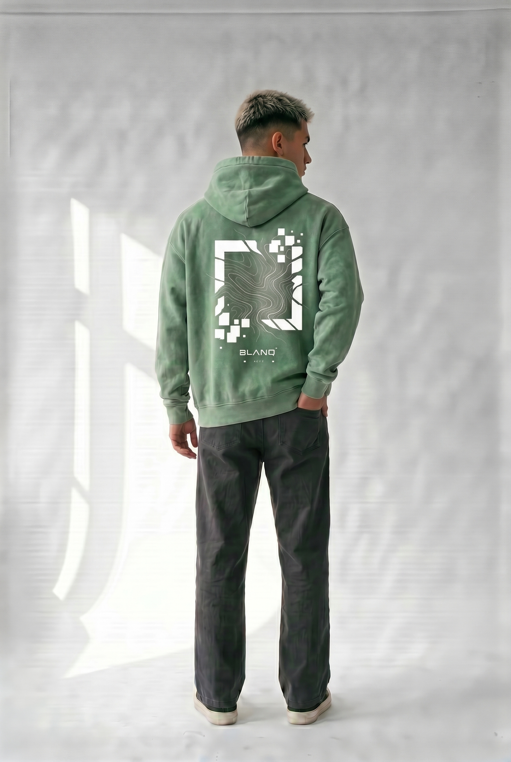 Cubed Green Hoodie
