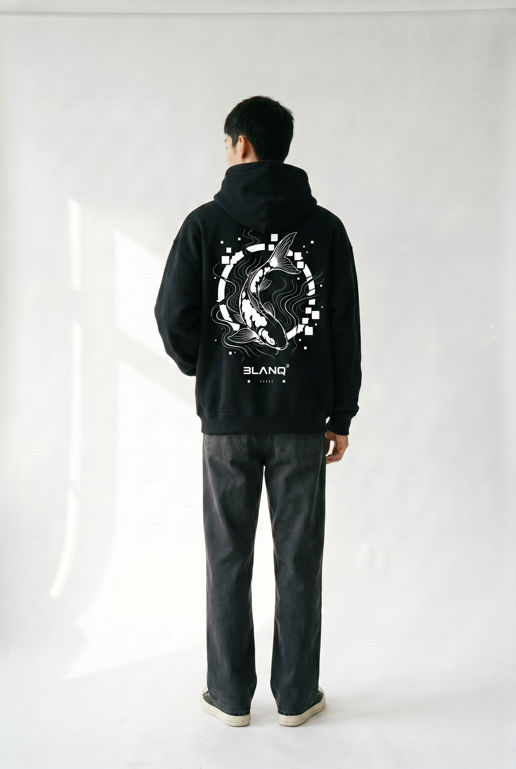 KOI BLACK HOODIE