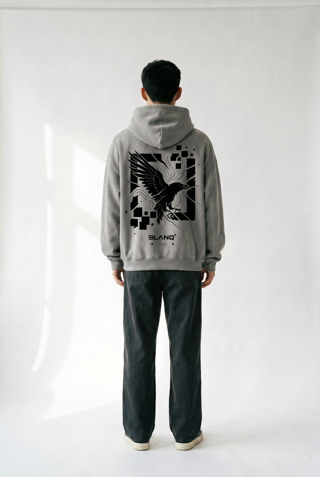 CROW GREY HOODIE