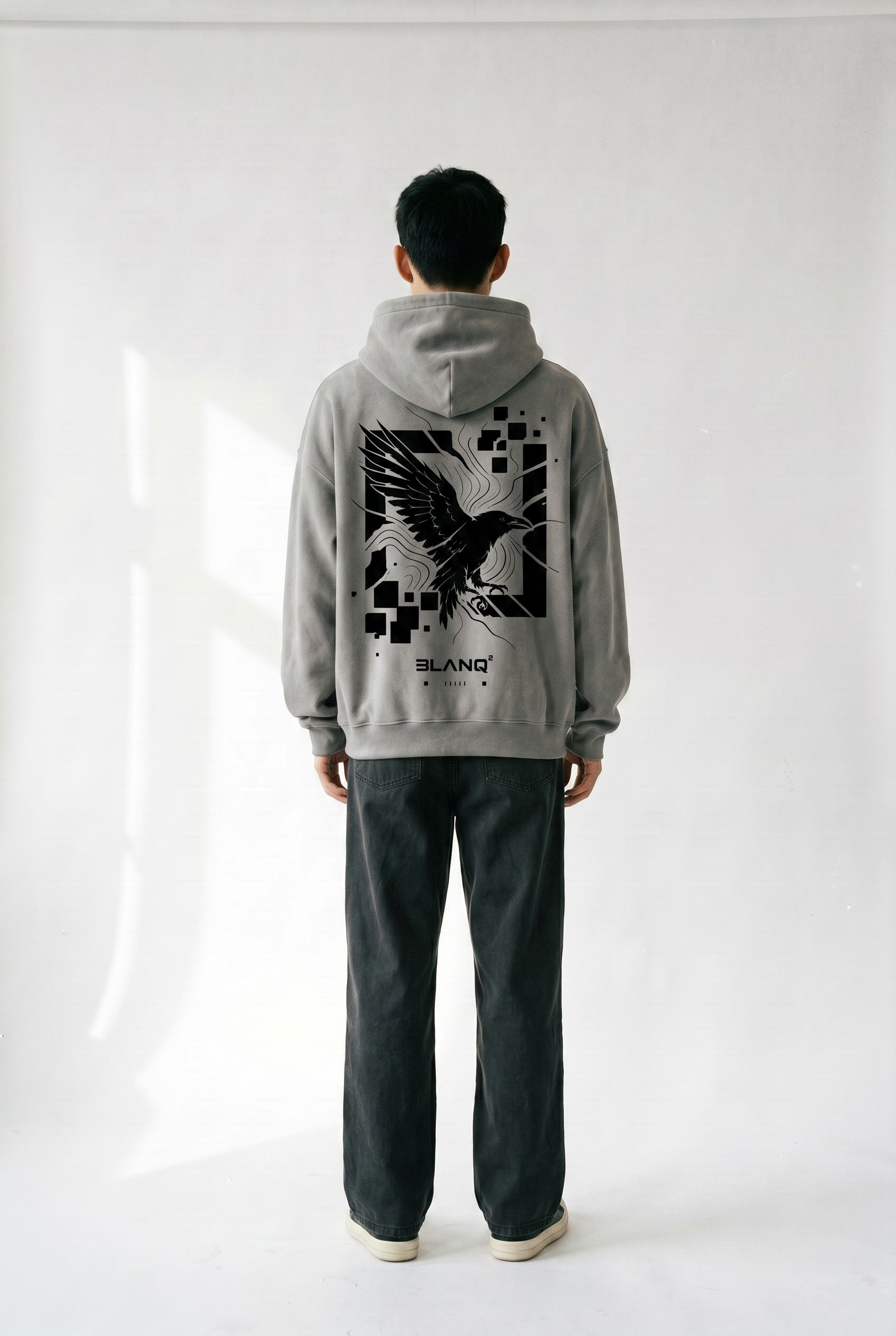 CROW GREY HOODIE