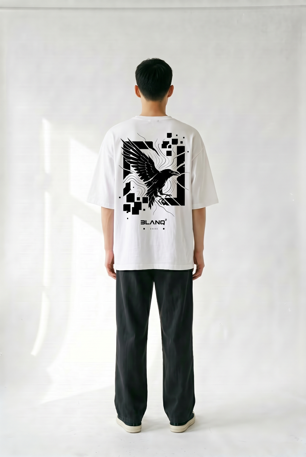 CROW WHITE T-SHIRT