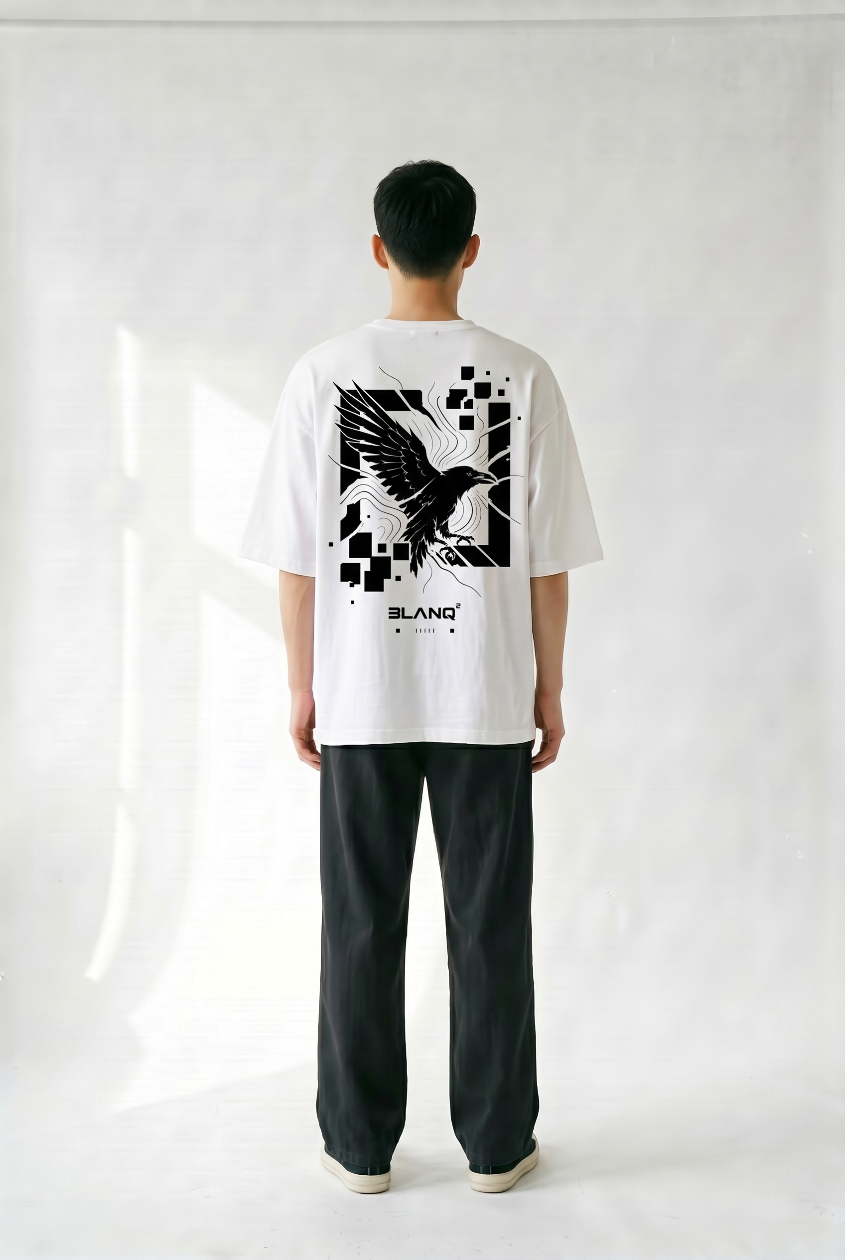 CROW WHITE T-SHIRT