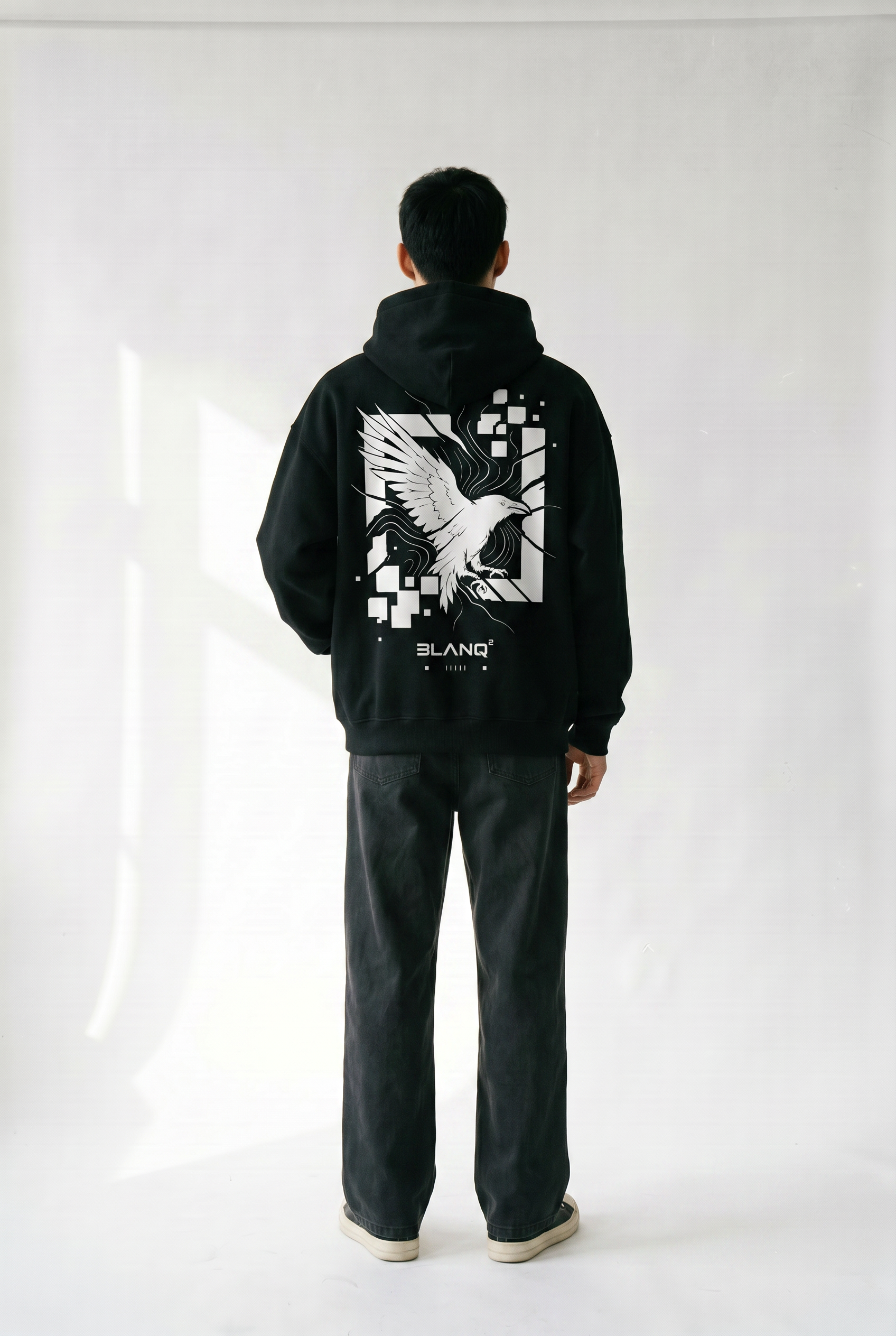 CROW BLACK HOODIE