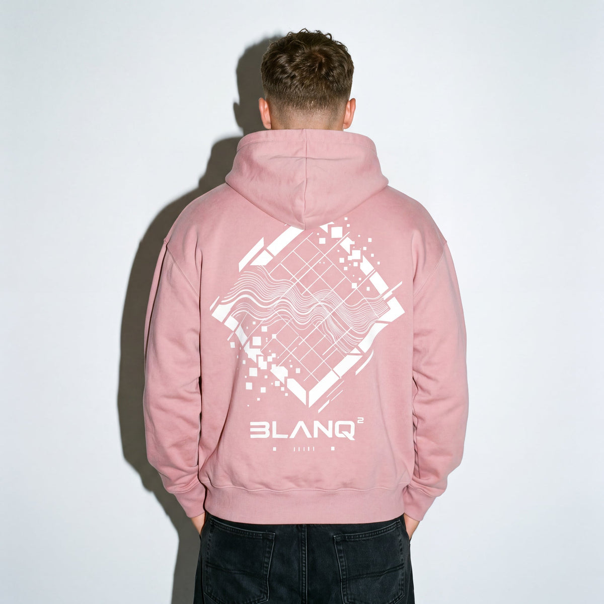 MATRIX OVERSIZED HEAVYWEIGHT HOODIE - BLANQ²
