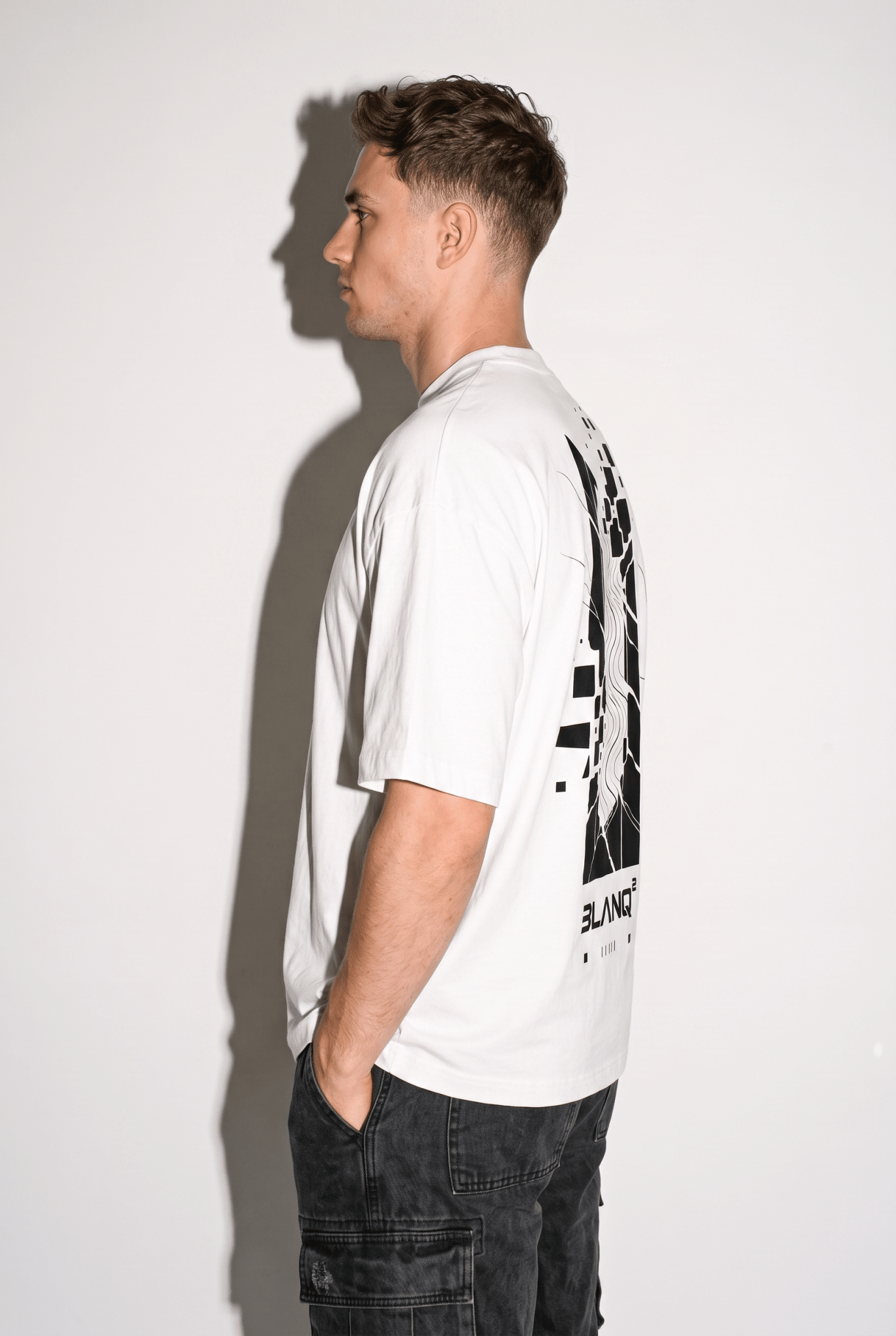 MONOLITH OVERSIZED HEAVYWEIGHT T-SHIRT - BLANQ²