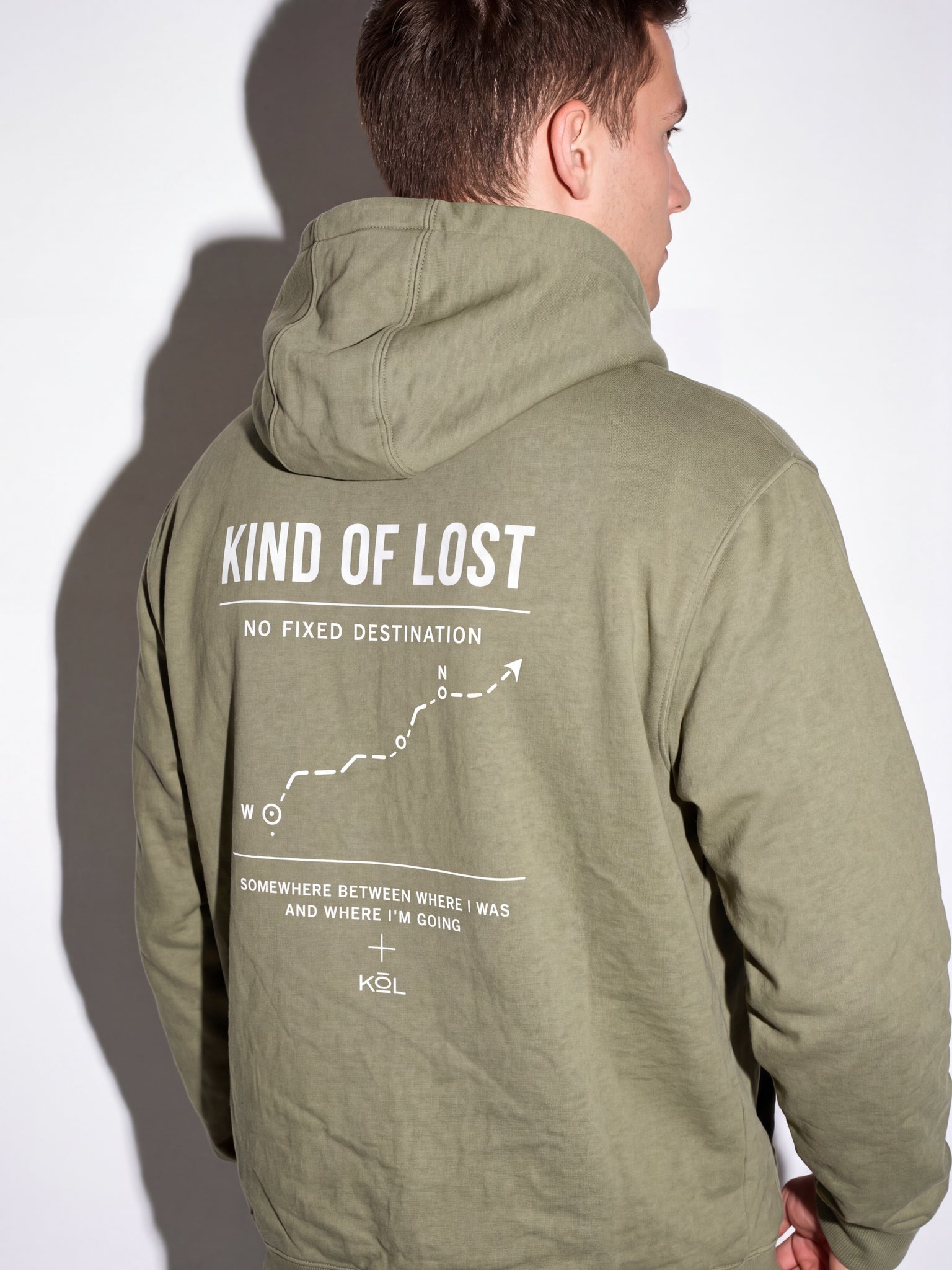 No Fixed Destination Oversized Fleeced Hoodie - BLANQ²