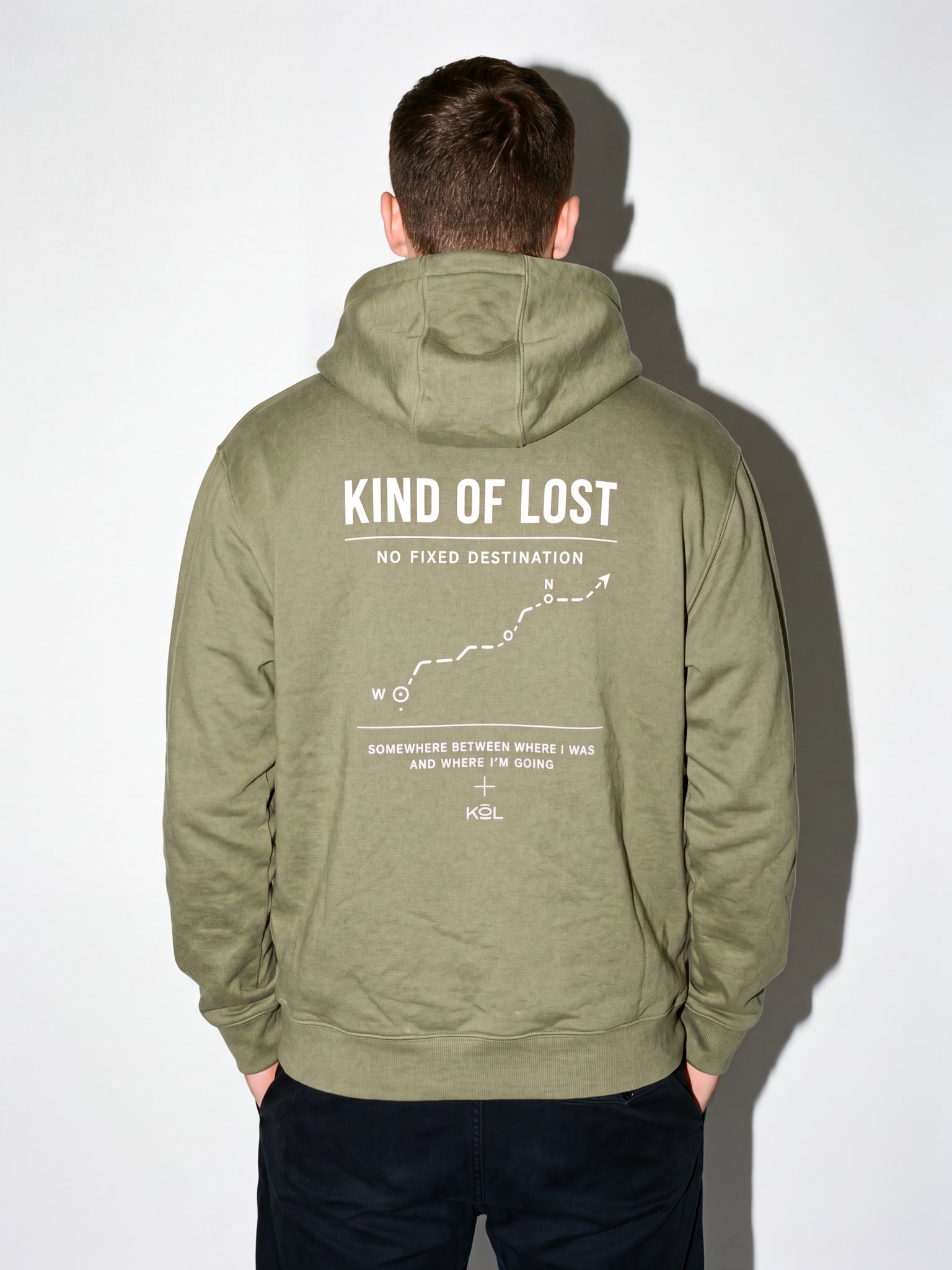 No Fixed Destination Oversized Fleeced Hoodie - BLANQ²