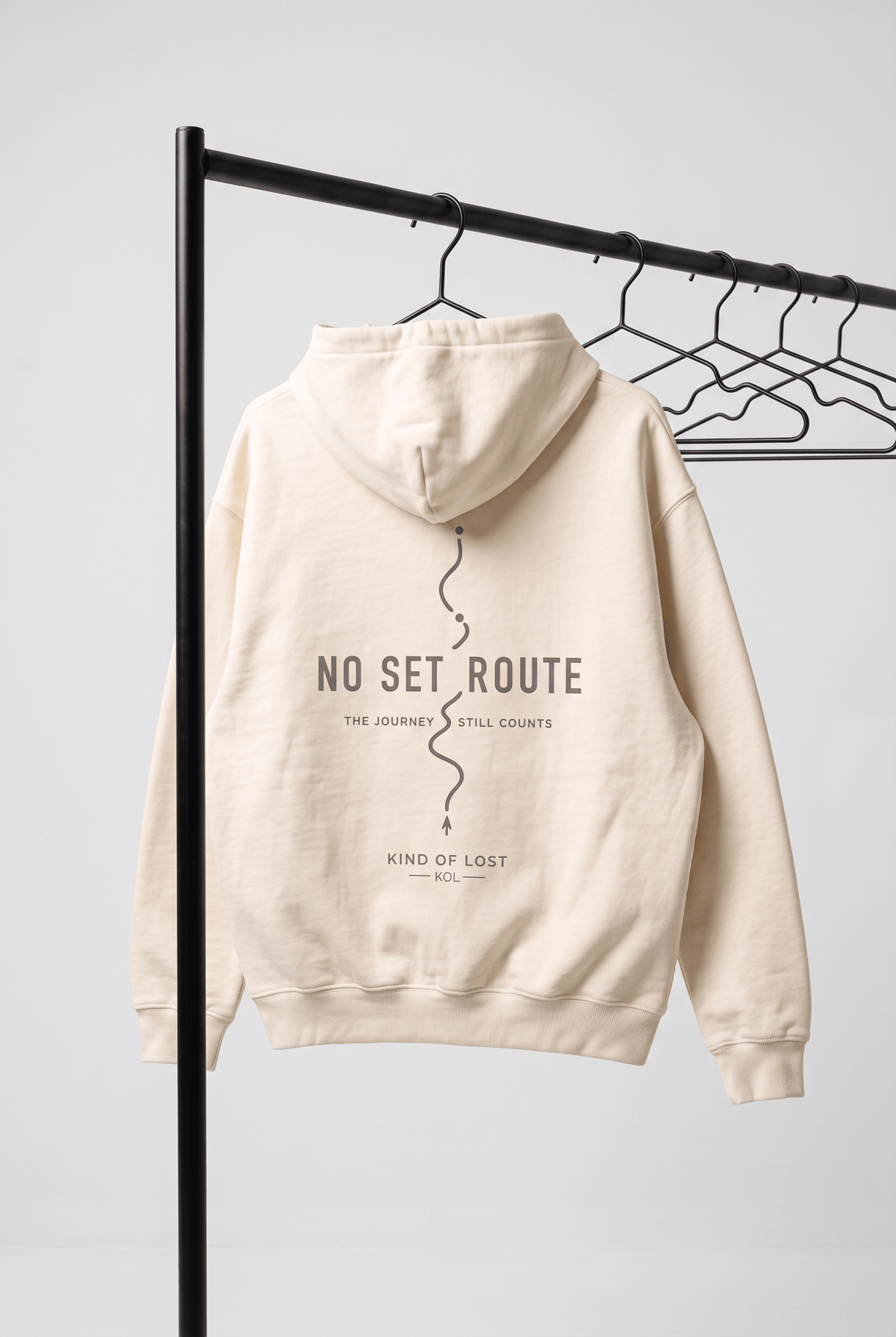 No Set Route Fleeced Boxy Hoodie - BLANQ²