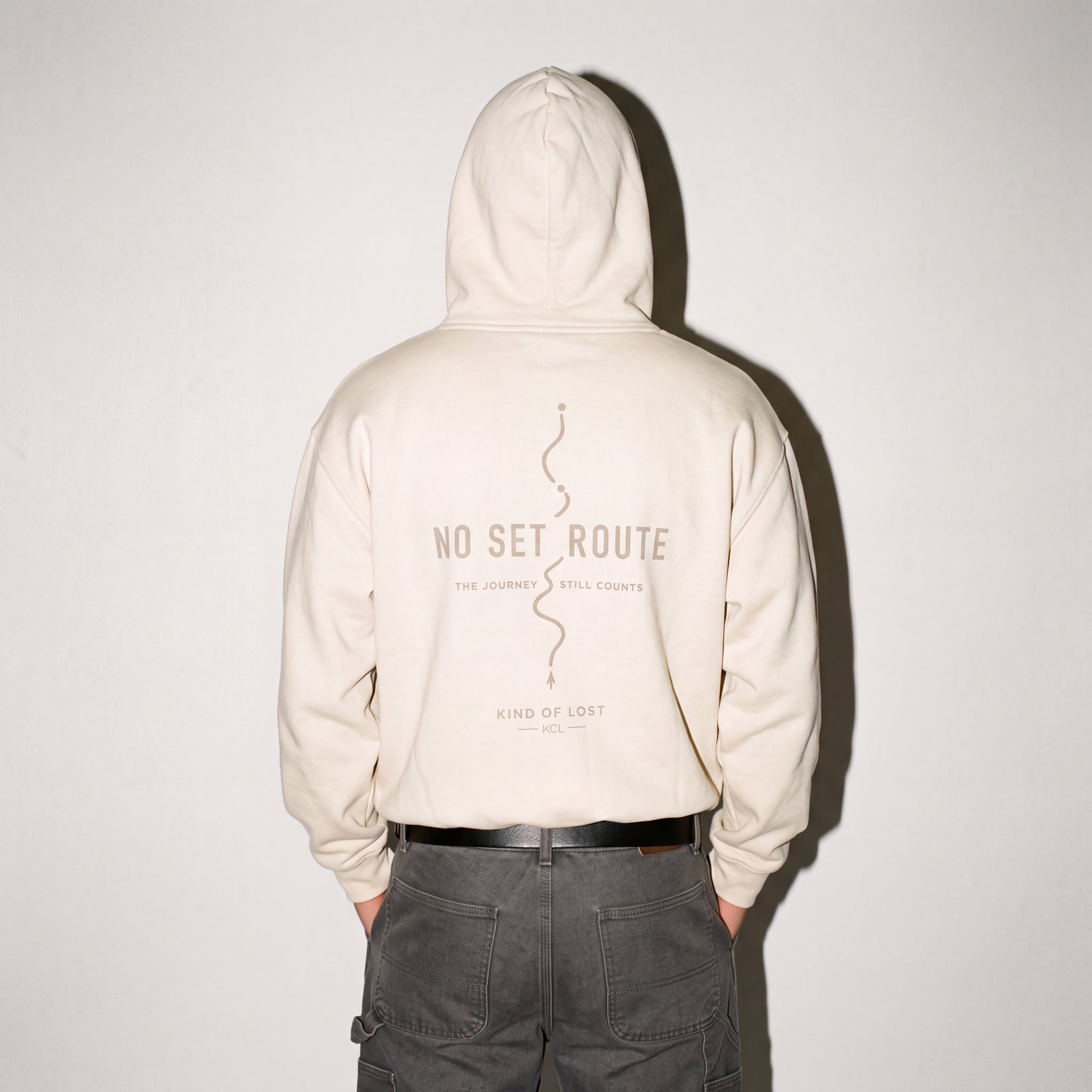 No Set Route Fleeced Boxy Hoodie - BLANQ²