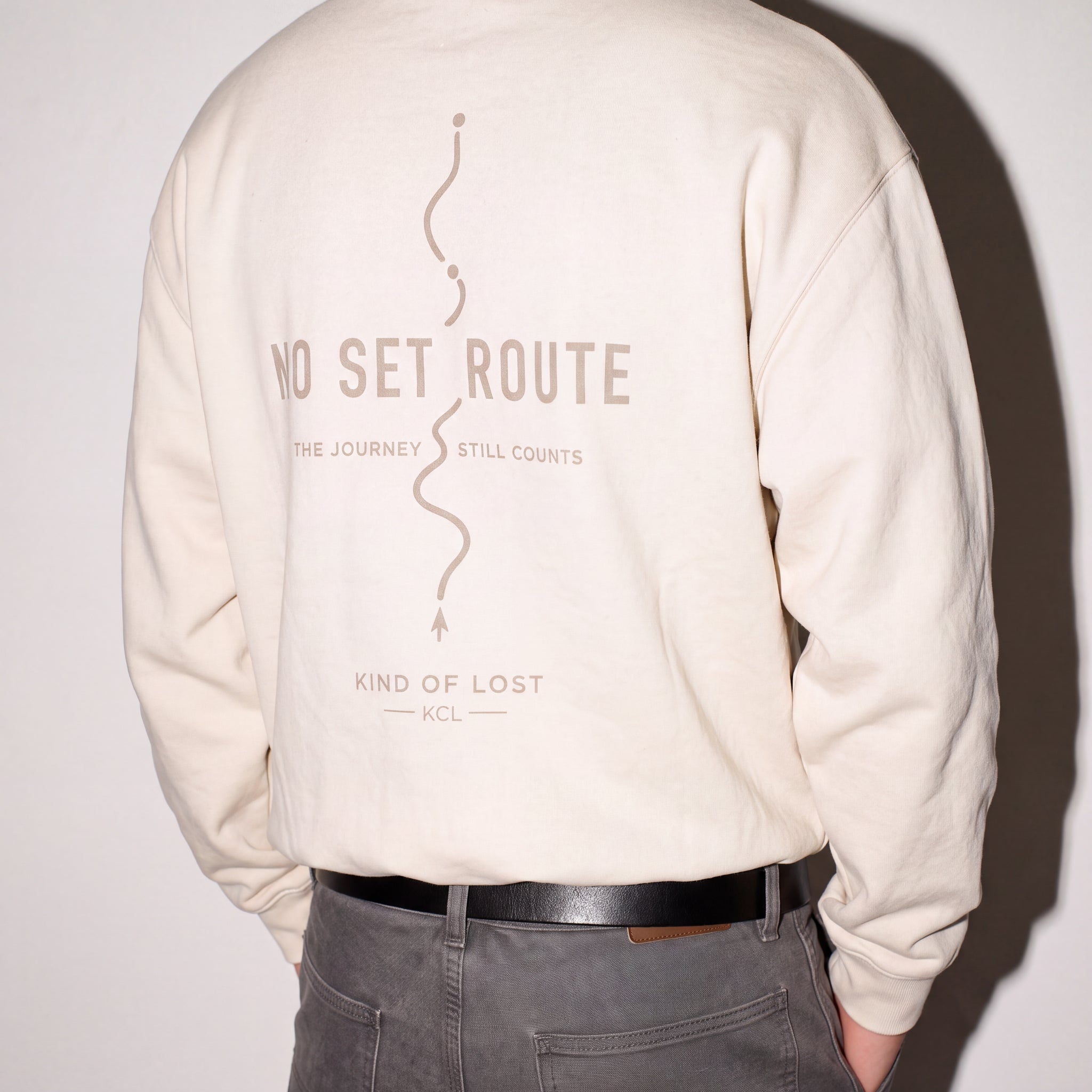 No Set Route Fleeced Boxy Hoodie - BLANQ²