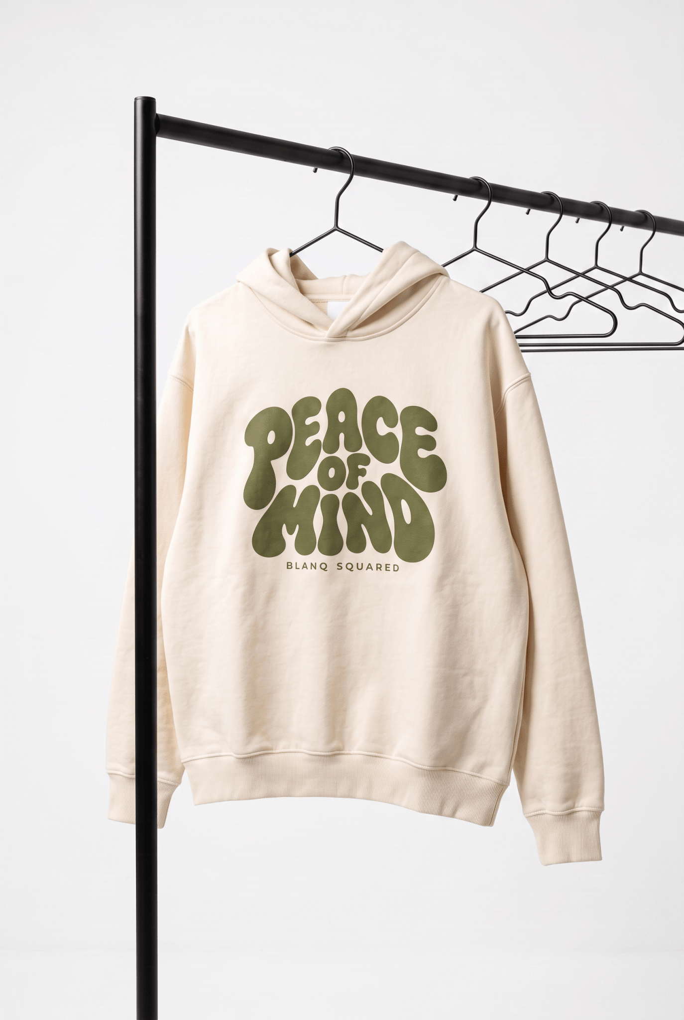 Peace Of Mind Oversized Heavyweight Hoodie - BLANQ²