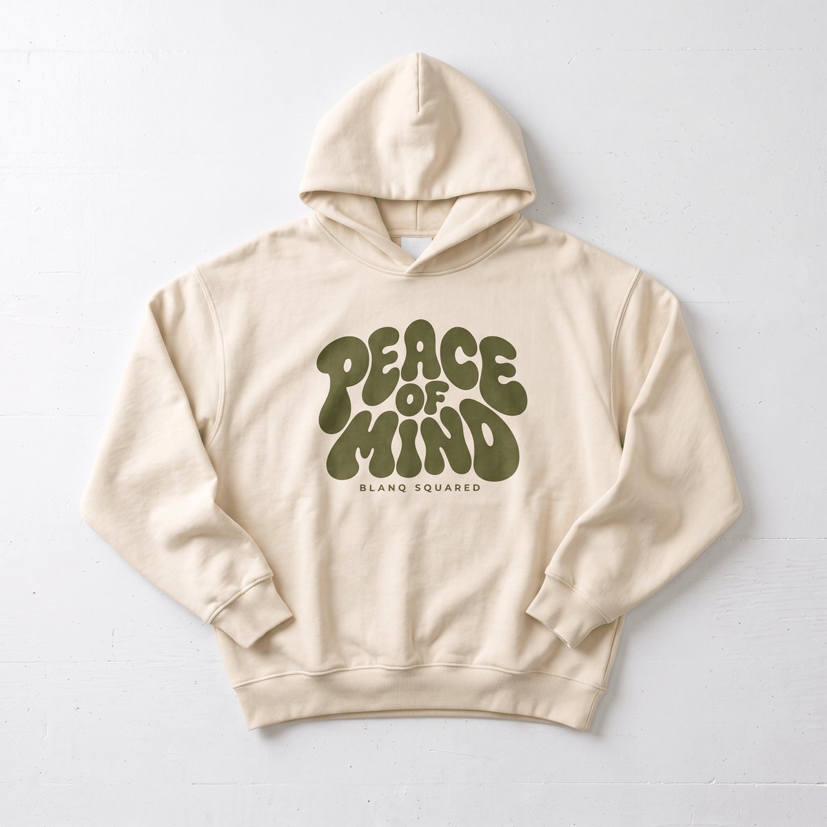 Peace Of Mind Oversized Heavyweight Hoodie - BLANQ²
