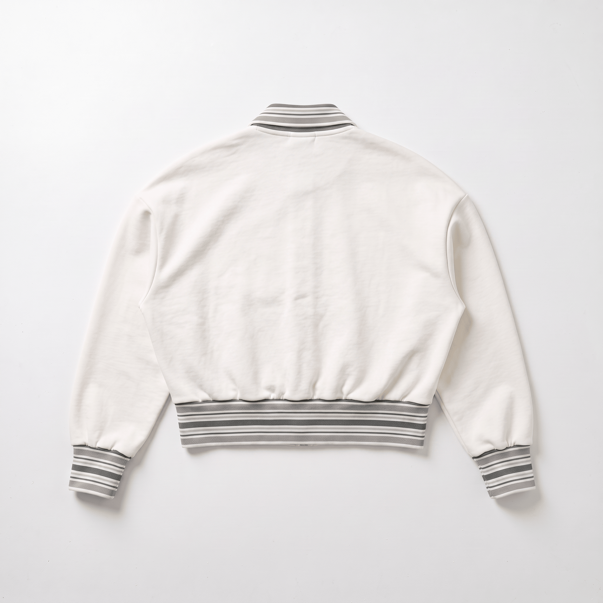 Striped Rib Collar Jacket - BLANQ²