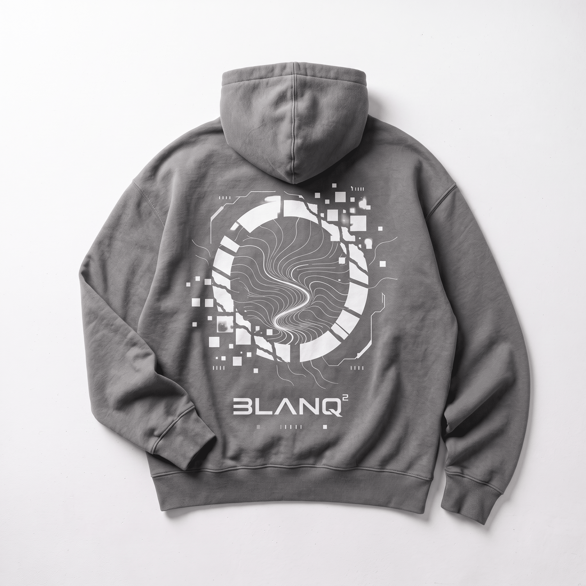 VORTEX OVERSIZED HEAVYWEIGHT HOODIE - BLANQ²