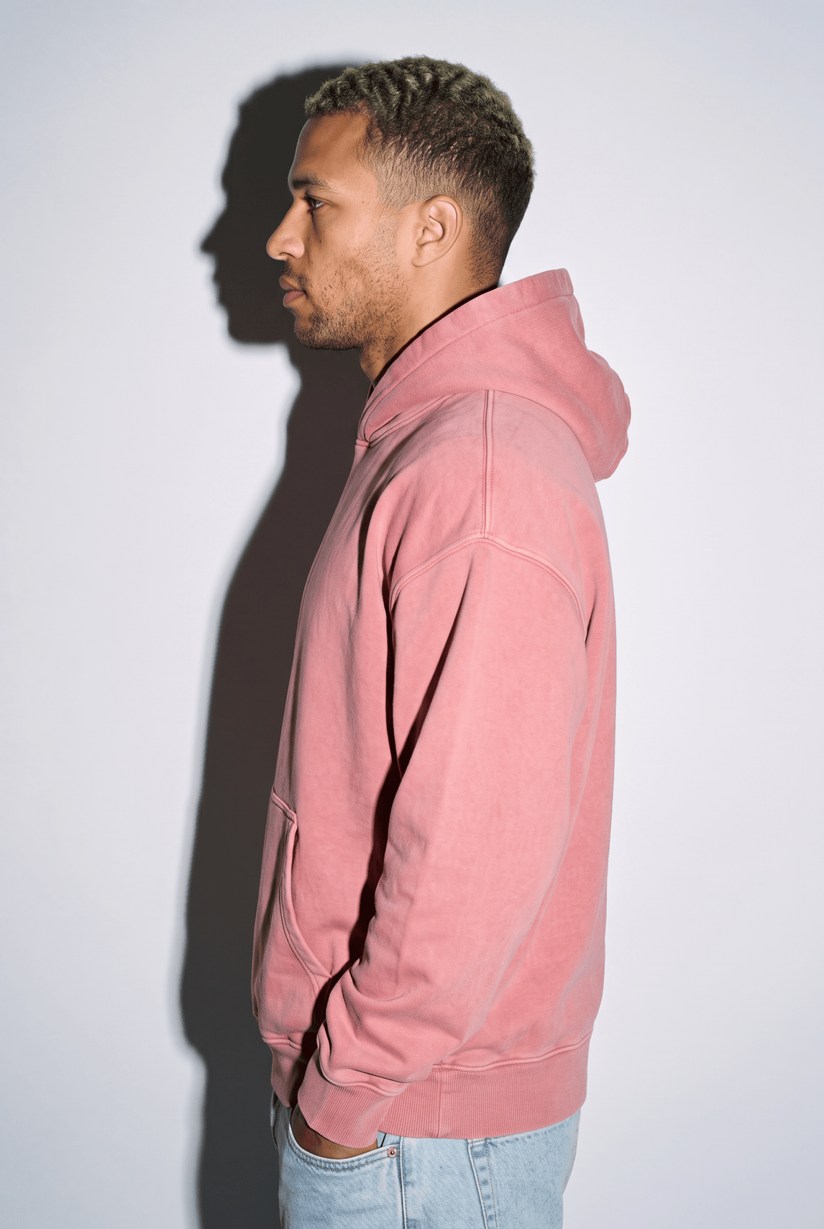 WASHED PINK BASICS OVERSIZED HEAVYWEIGHT HOODIE - BLANQ²