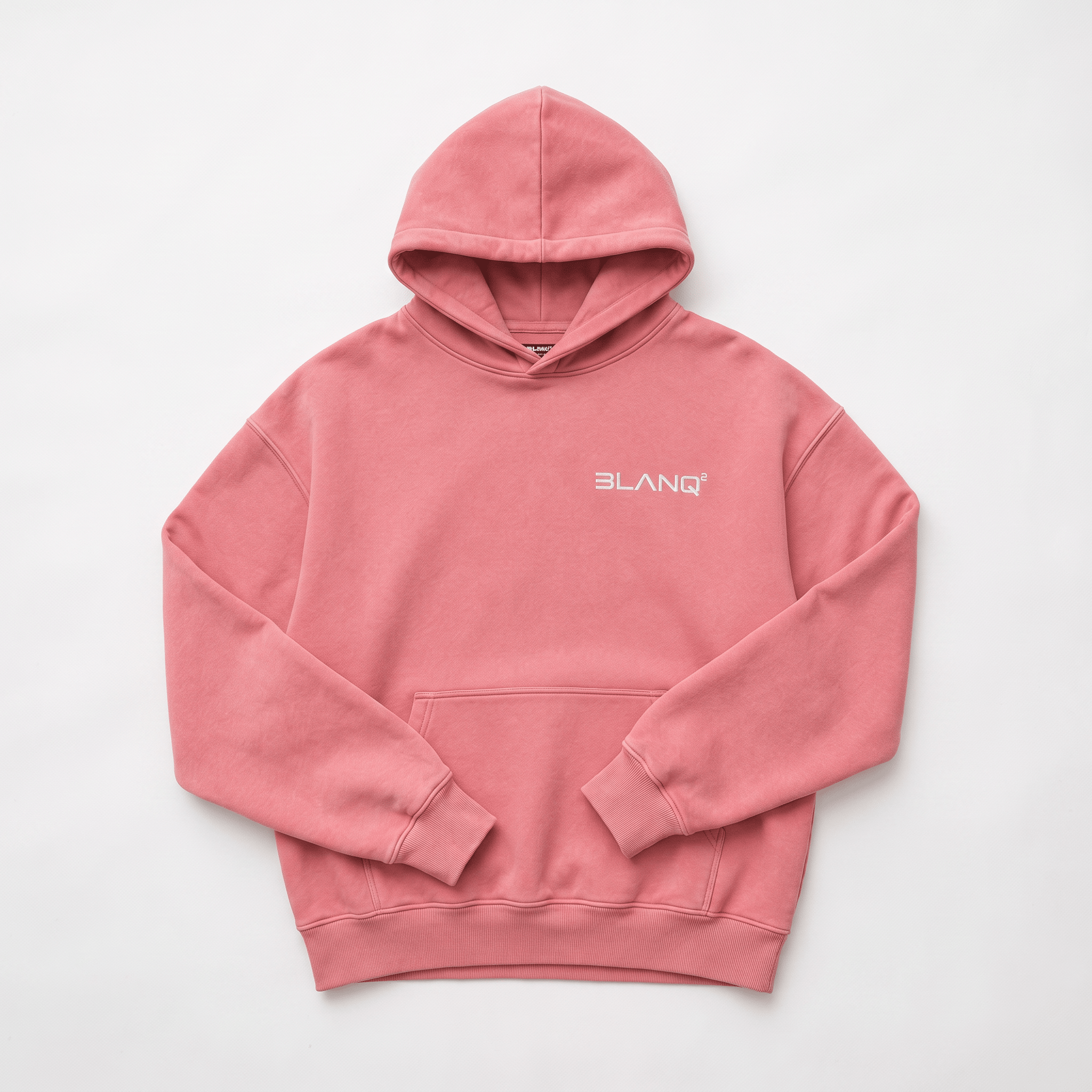 WASHED PINK BASICS OVERSIZED HEAVYWEIGHT HOODIE - BLANQ²