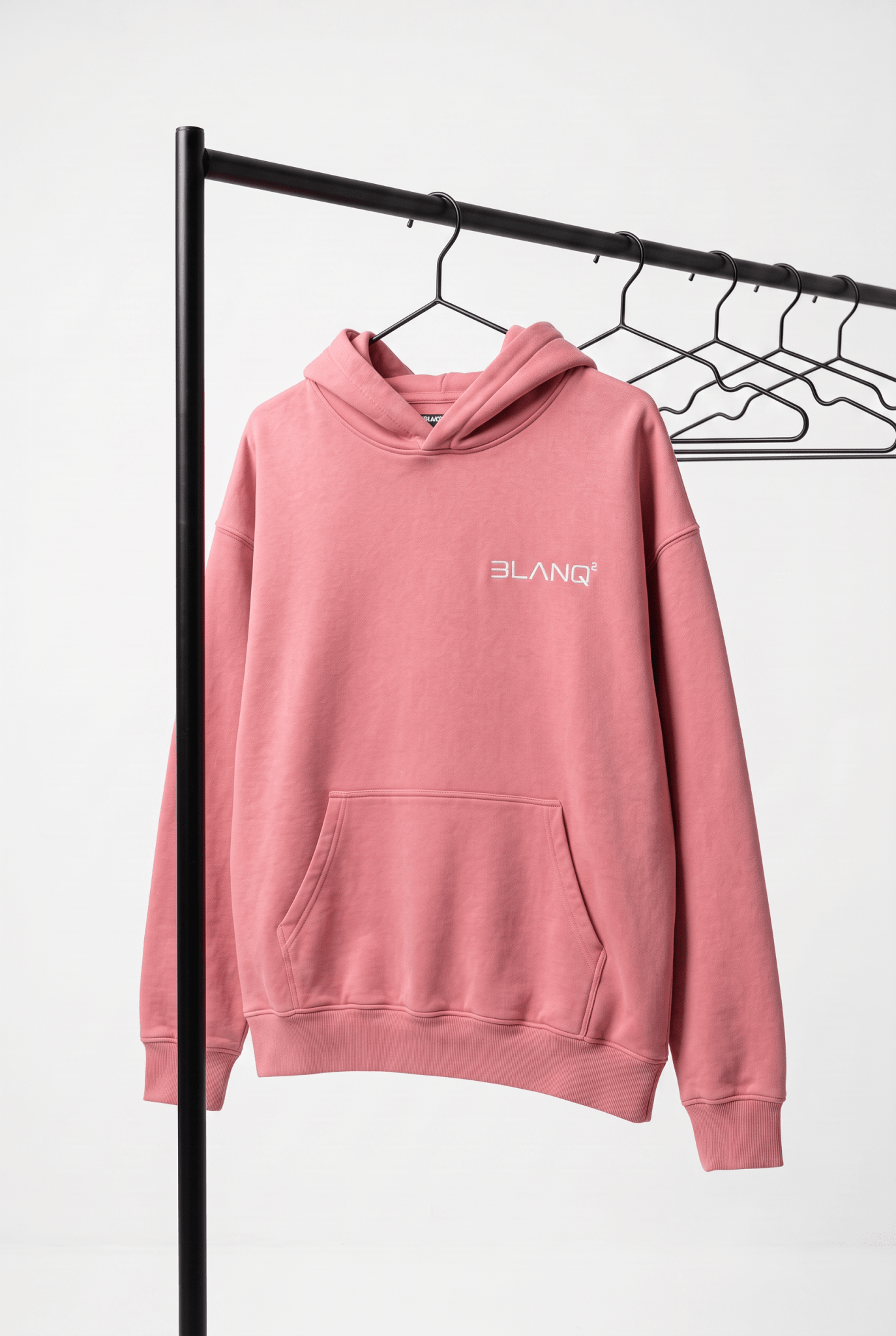 WASHED PINK BASICS OVERSIZED HEAVYWEIGHT HOODIE - BLANQ²
