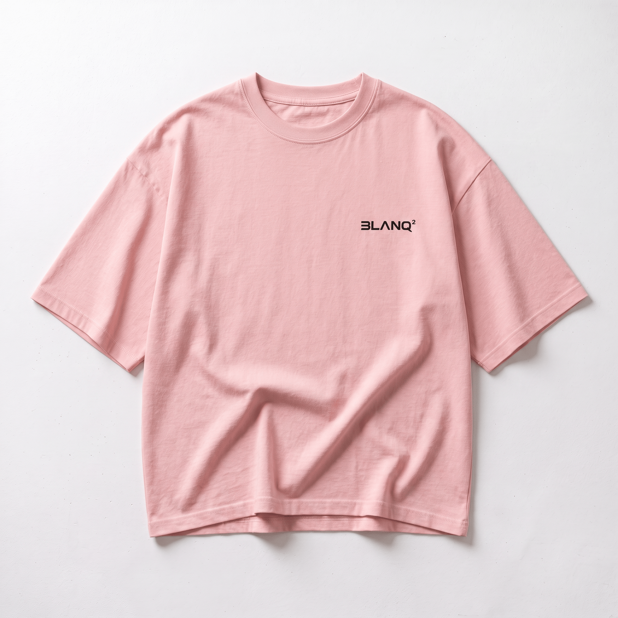 WASHED PINK BASICS OVERSIZED HEAVYWEIGHT T-SHIRT - BLANQ²