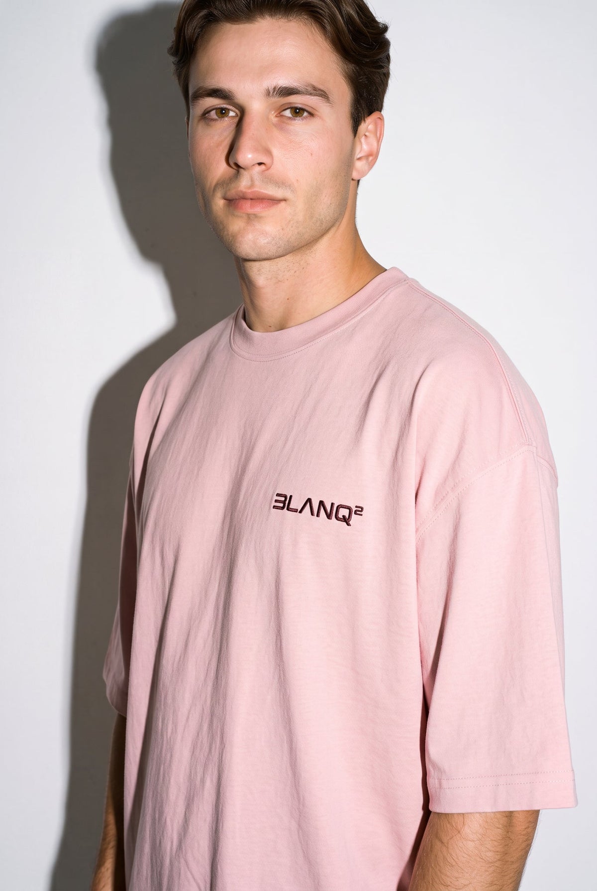 WASHED PINK BASICS OVERSIZED HEAVYWEIGHT T-SHIRT - BLANQ²