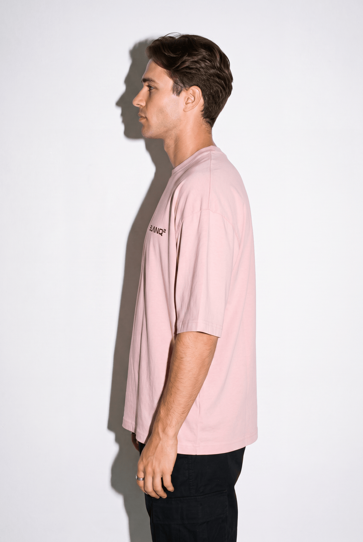 WASHED PINK BASICS OVERSIZED HEAVYWEIGHT T-SHIRT - BLANQ²
