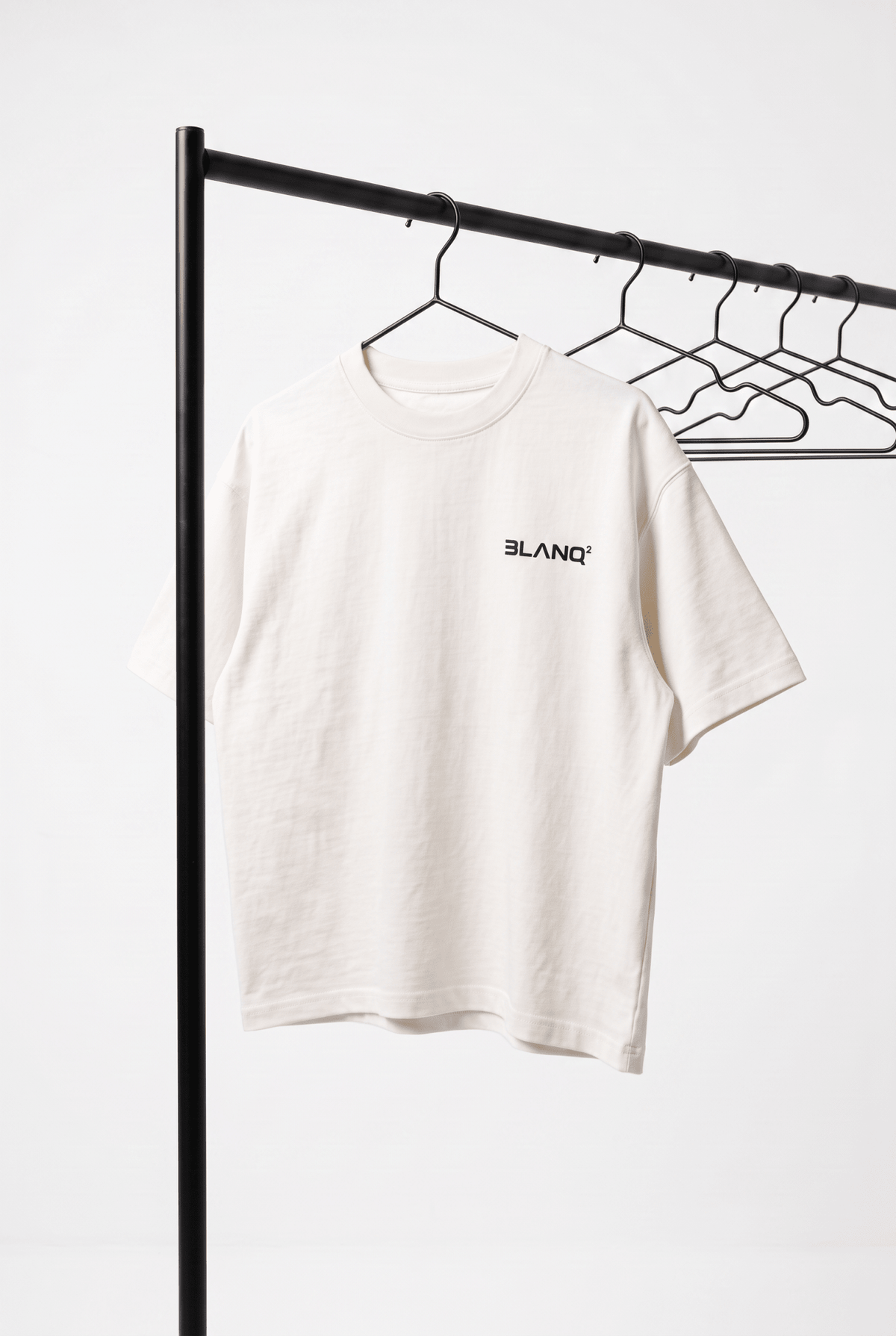 WHITE BASICS OVERSIZED HEAVYWEIGHT T-SHIRT - BLANQ²