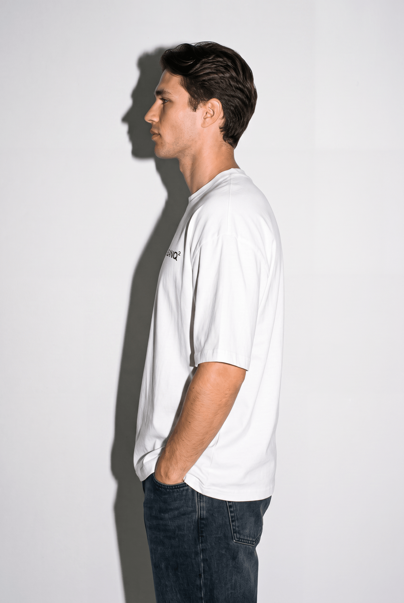 WHITE BASICS OVERSIZED HEAVYWEIGHT T-SHIRT - BLANQ²