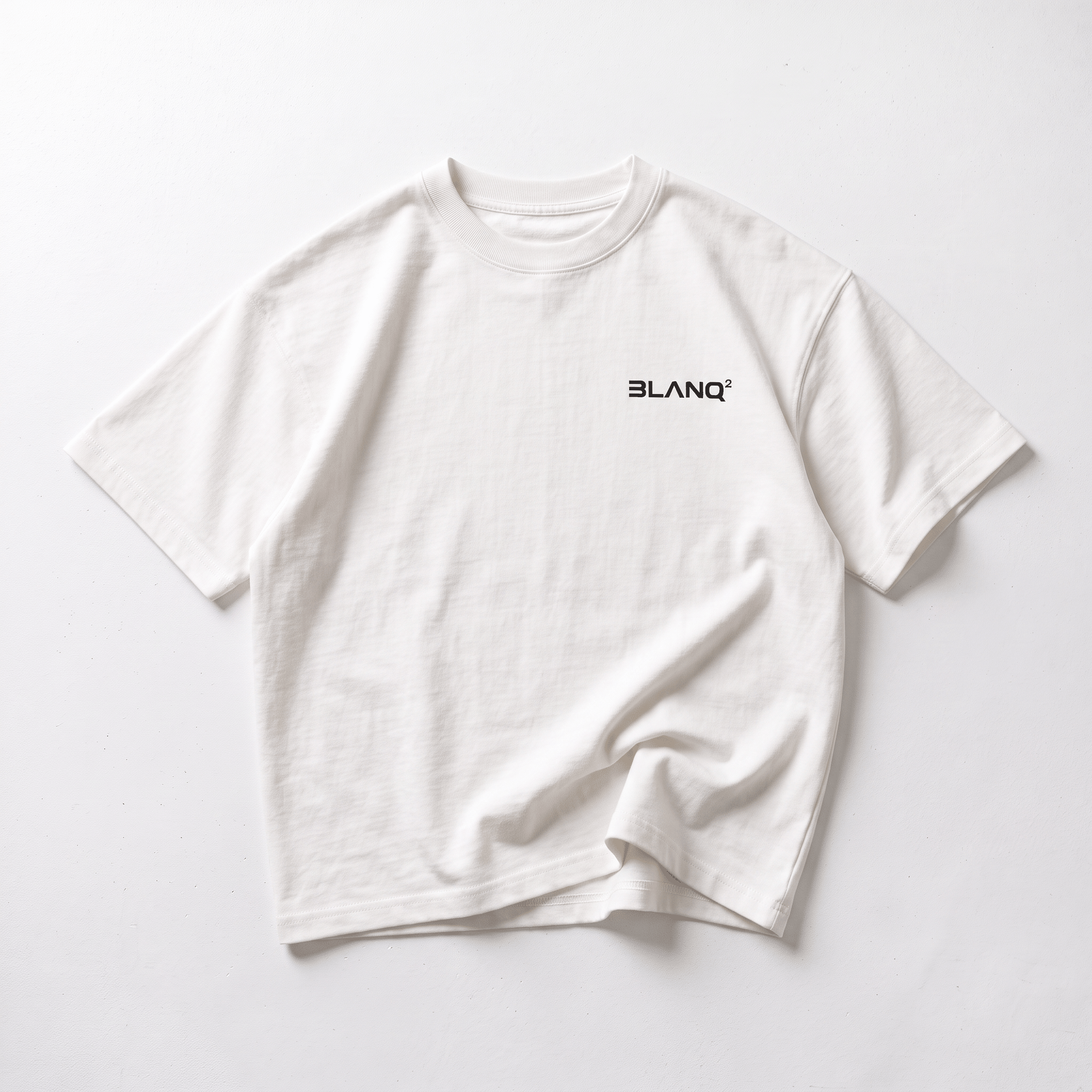 WHITE BASICS OVERSIZED HEAVYWEIGHT T-SHIRT - BLANQ²